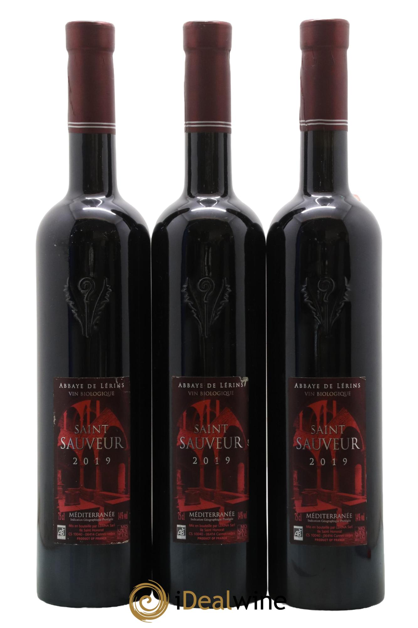 Méditerranée Saint Sauveur Abbaye Lérins 2019 - Lot de 3 bouteilles - 0