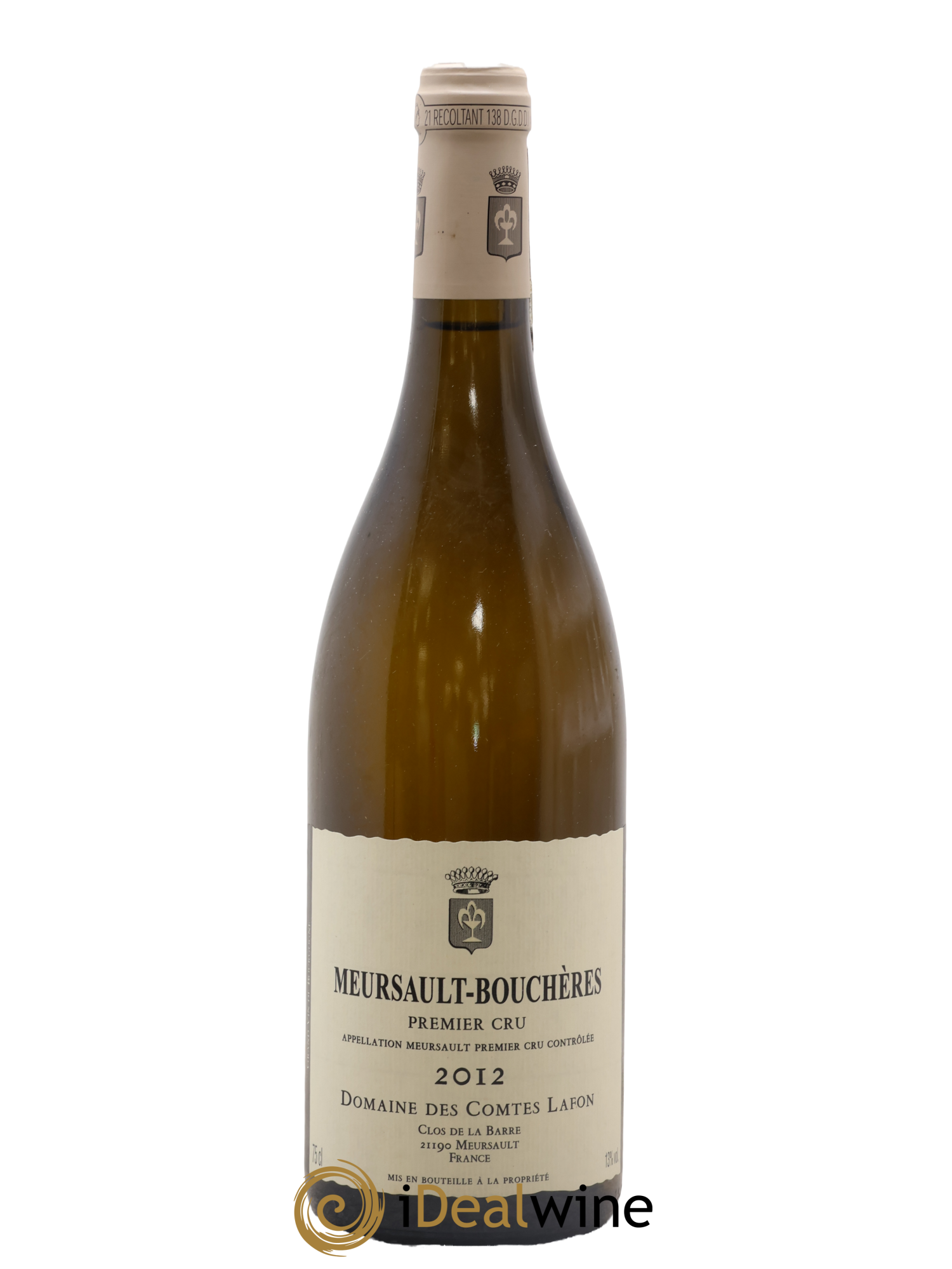 Meursault 1er Cru Bouchères Comtes Lafon (Domaine des) 2012 - Lot de 1 bouteille - 0