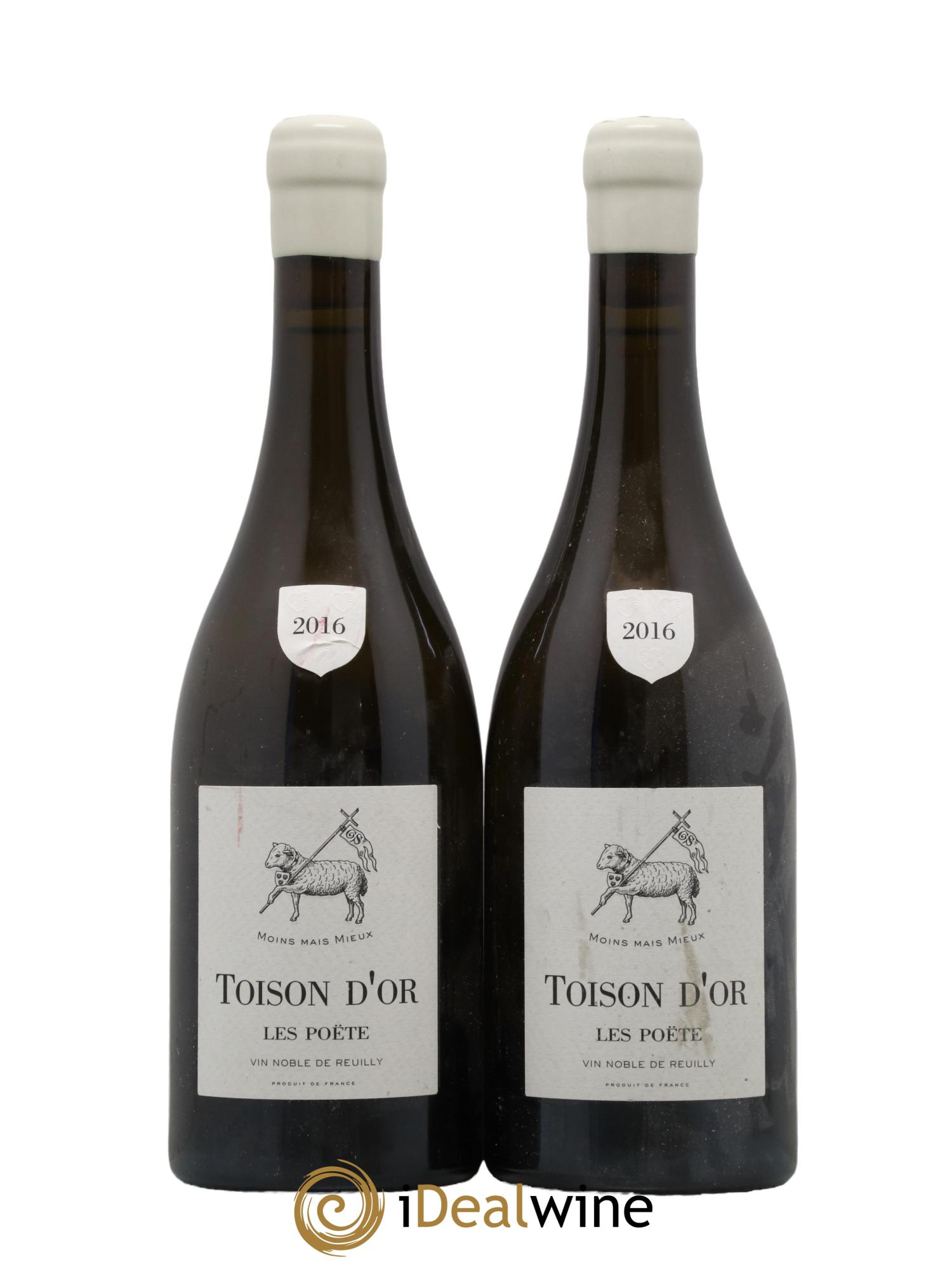 Vin de France (anciennement Reuilly) Toison d'Or Les Poëte 2016 - Lot de 2 bouteilles - 0