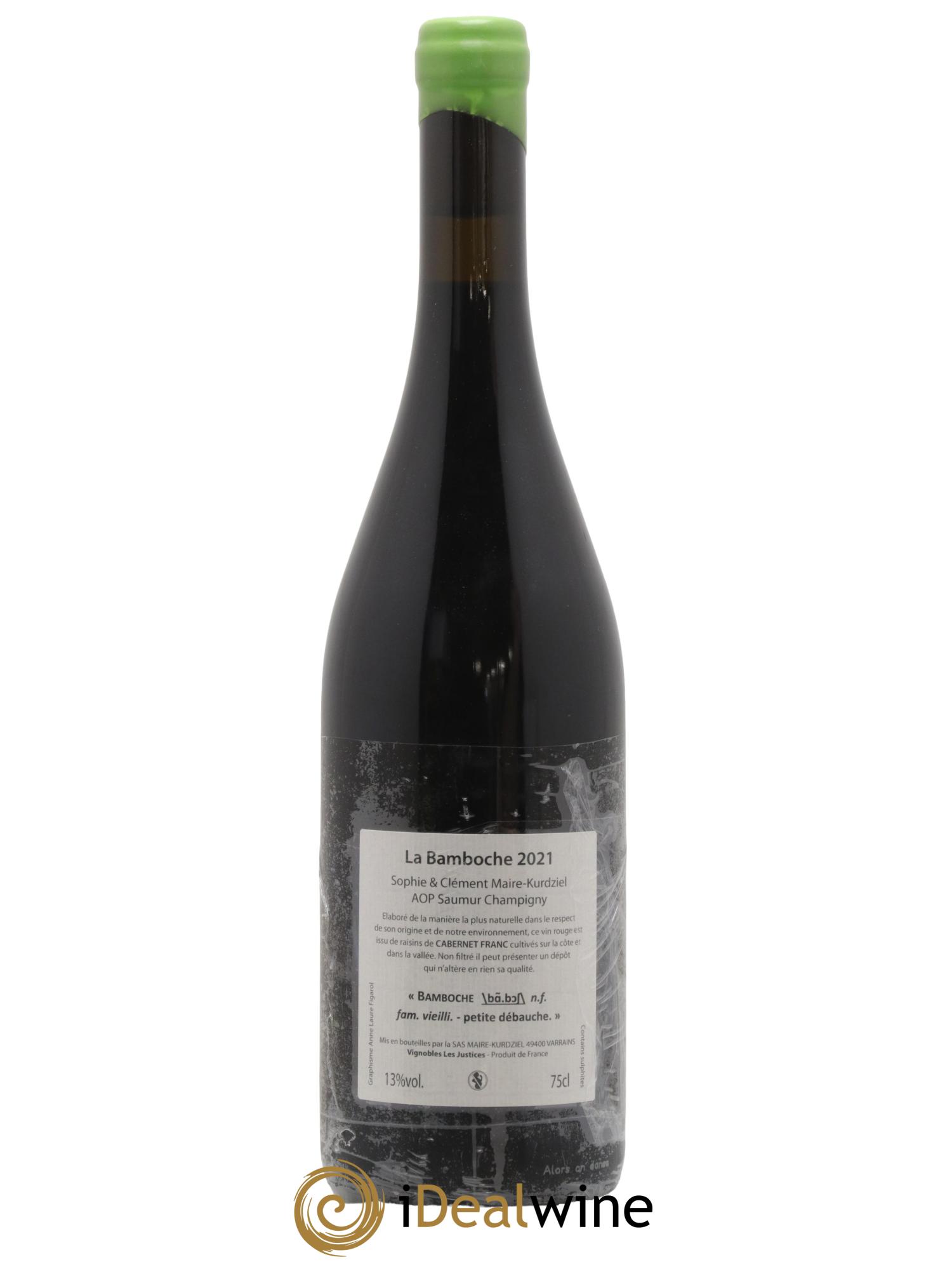 Saumur-Champigny La Bamboche Domaine Les Justices 2021 - Lot de 1 bouteille - 1