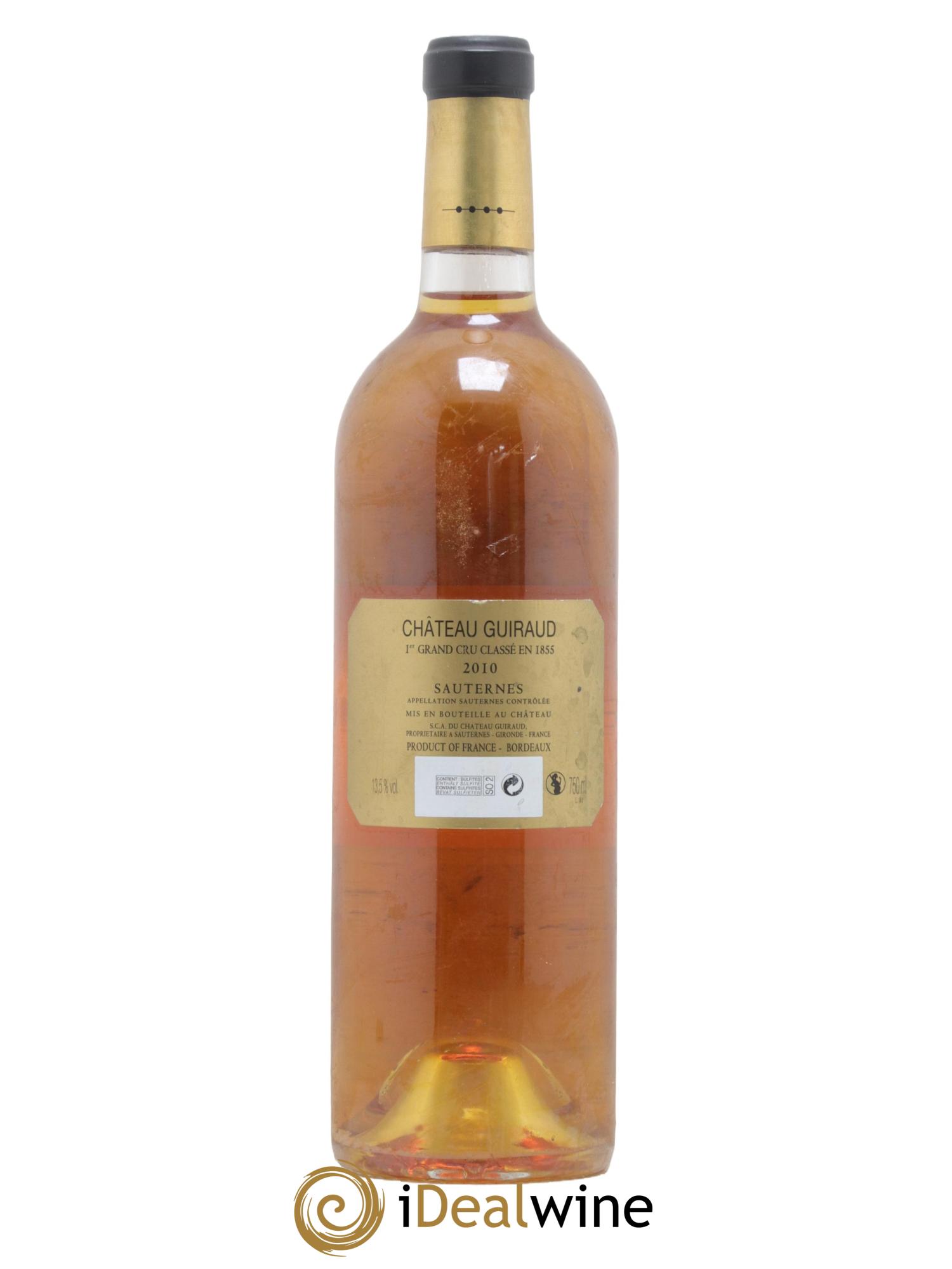 Château Guiraud 1er Grand Cru Classé 2010 - Lot of 1 bottle - 1