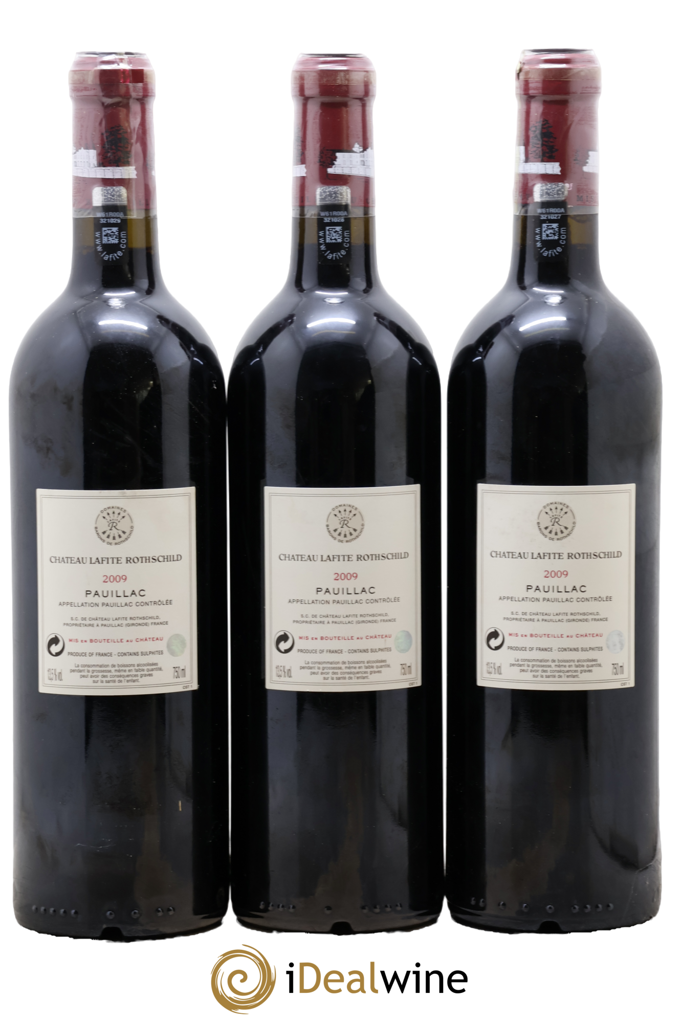 Château Lafite Rothschild 1er Grand Cru Classé 2009 - Posten von 3 Flaschen - 1