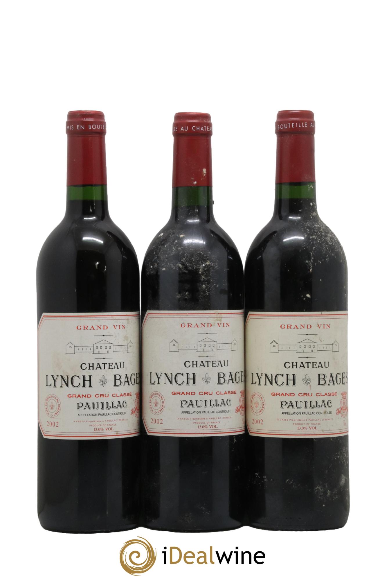 Château Lynch Bages 5ème Grand Cru Classé 2002 - Lot de 6 bouteilles - 1