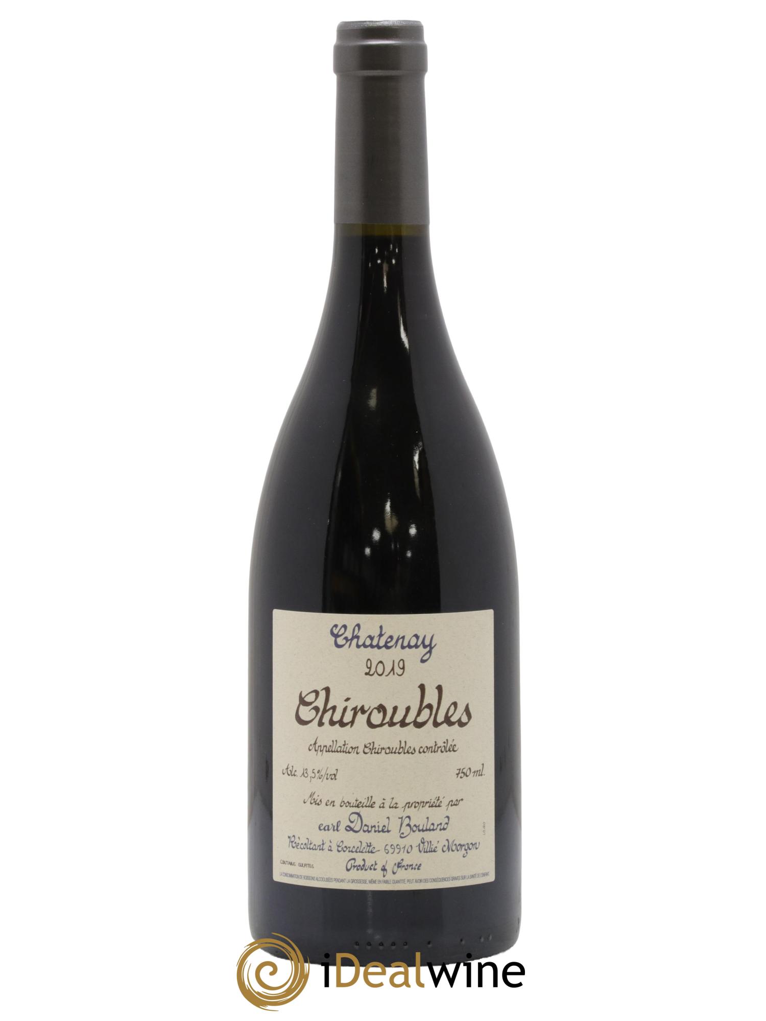 Chiroubles Chatenay Daniel Bouland (Domaine) 2019 - Lot de 1 bouteille - 0