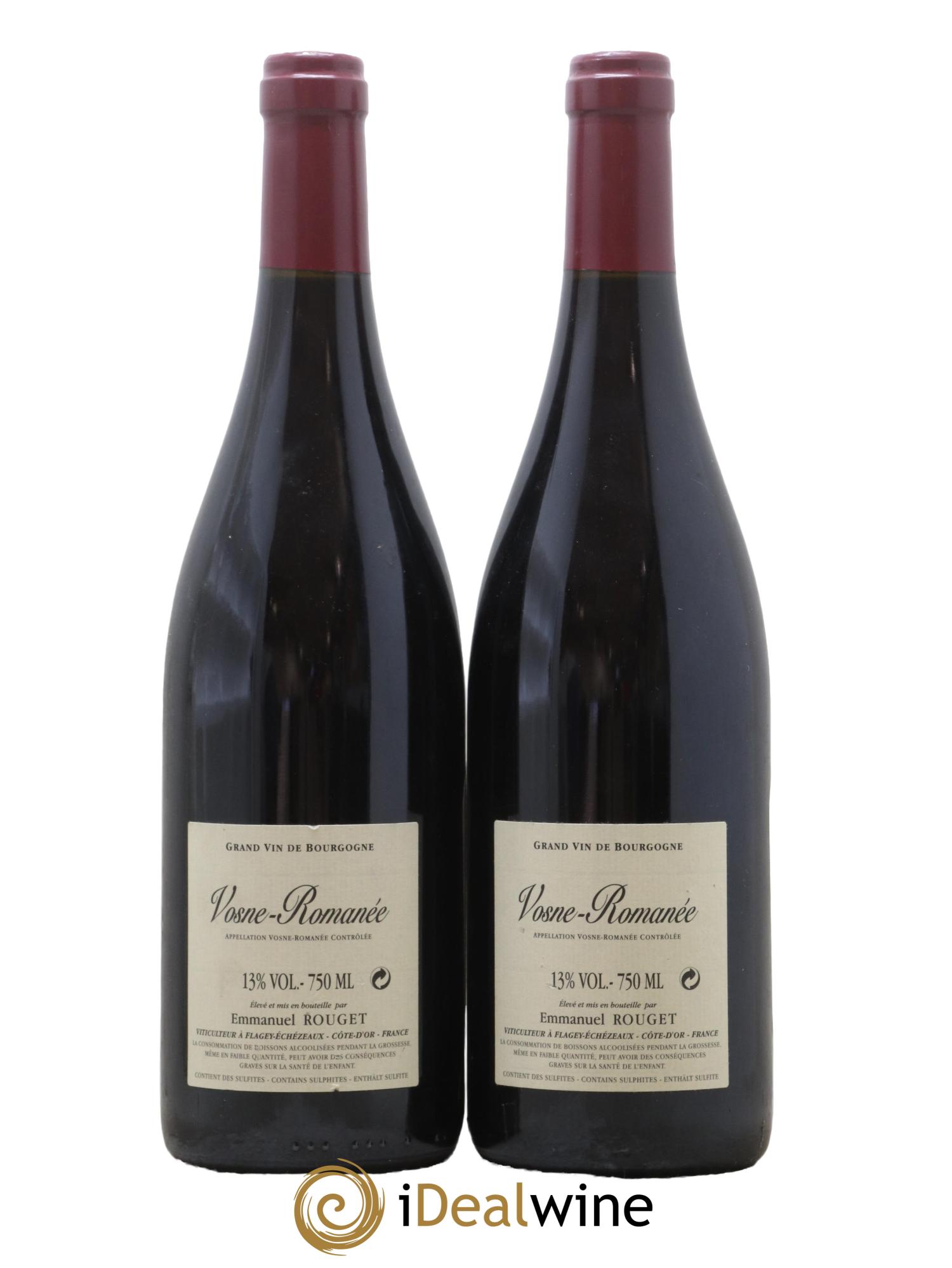 Vosne-Romanée Emmanuel Rouget 2007 - Lot of 2 bottles - 1