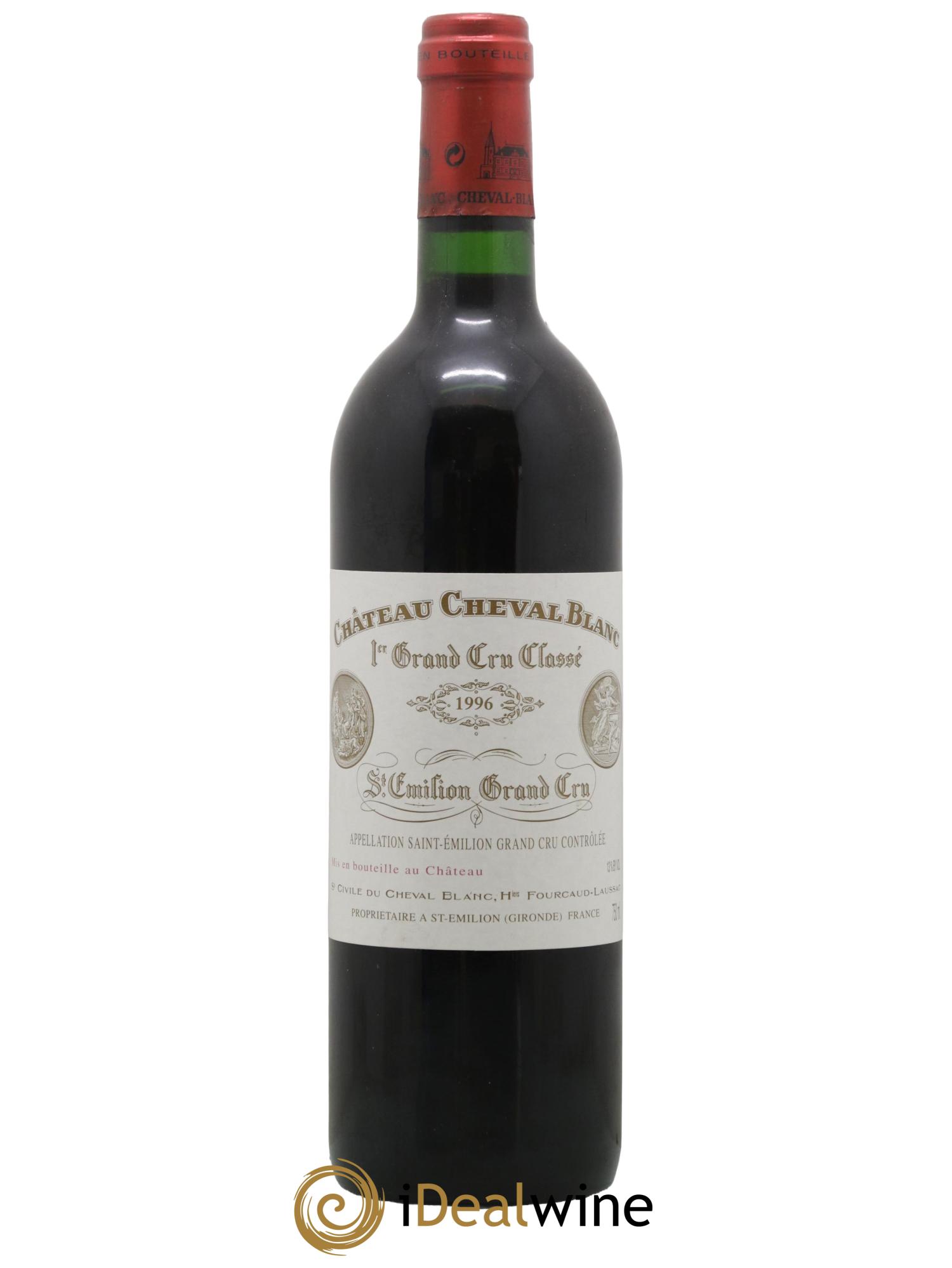 Château Cheval Blanc 1er Grand Cru Classé A 1996 - Lot de 1 bouteille - 0