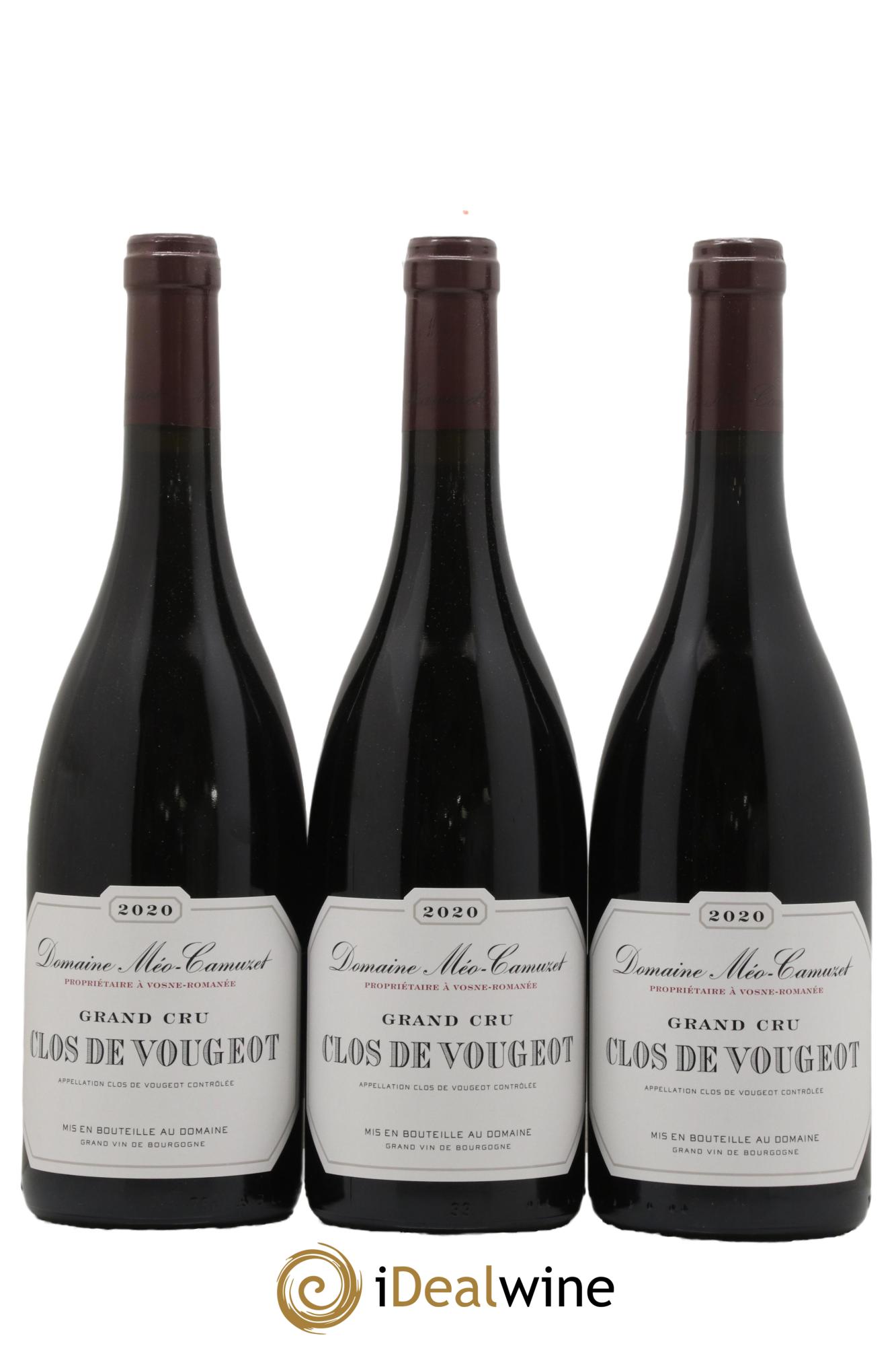Clos de Vougeot Grand Cru Méo-Camuzet (Domaine) 2020 - Lot de 3 bouteilles - 0