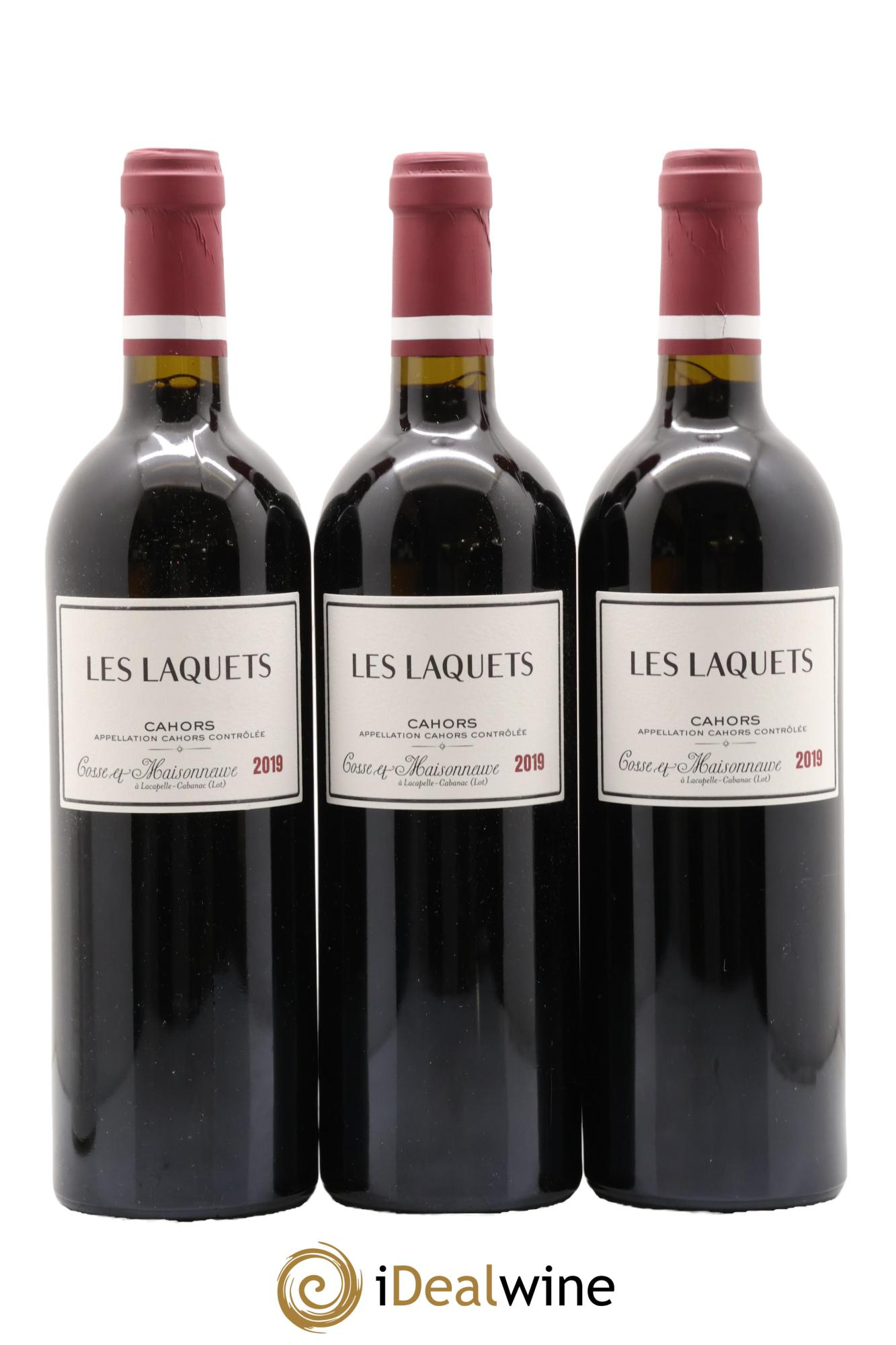 Cahors Les Laquets Cosse-Maisonneuve (Domaine) 2019 - Lot de 3 bouteilles - 0