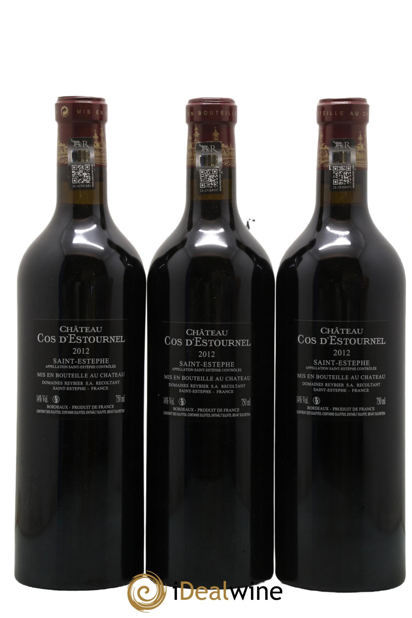 Cos d'Estournel 2ème Grand Cru Classé 2012 - Posten von 6 Flaschen - 2