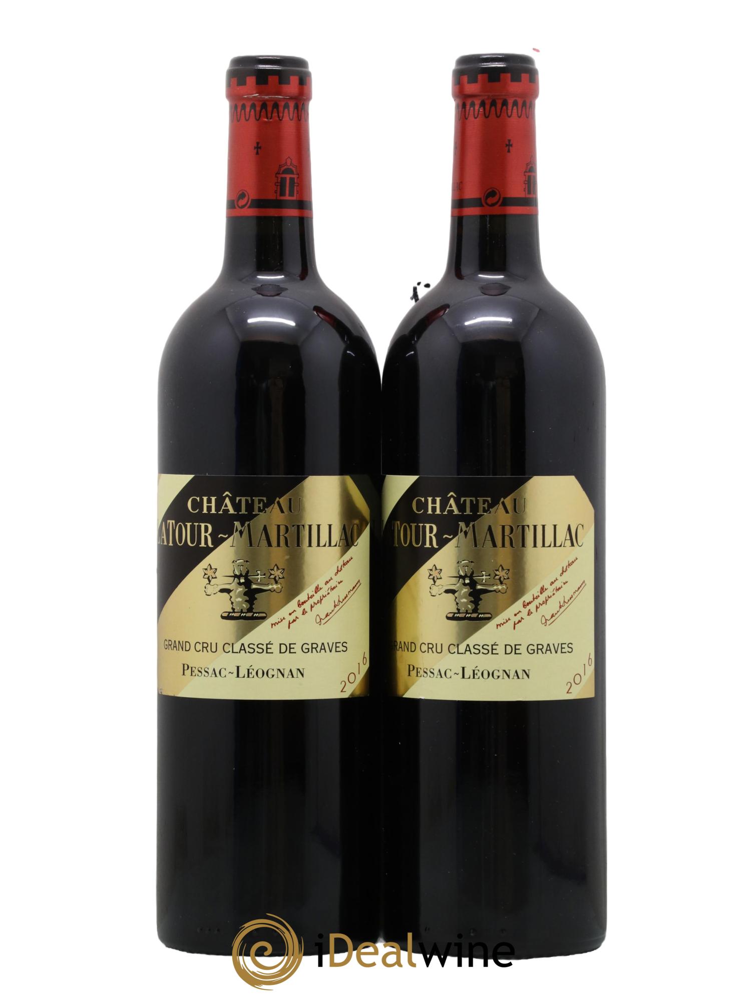 Château Latour-Martillac Cru Classé de Graves 2016 - Lot de 2 bouteilles - 0