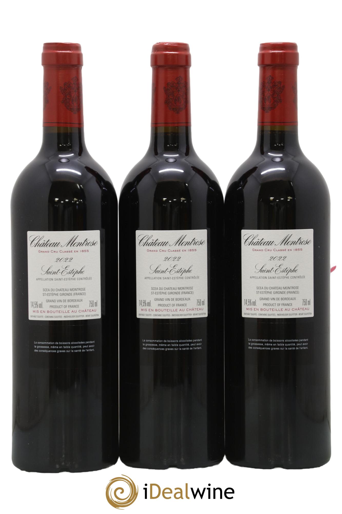 Château Montrose 2ème Grand Cru Classé 2022 - Lot of 6 bottles - 2