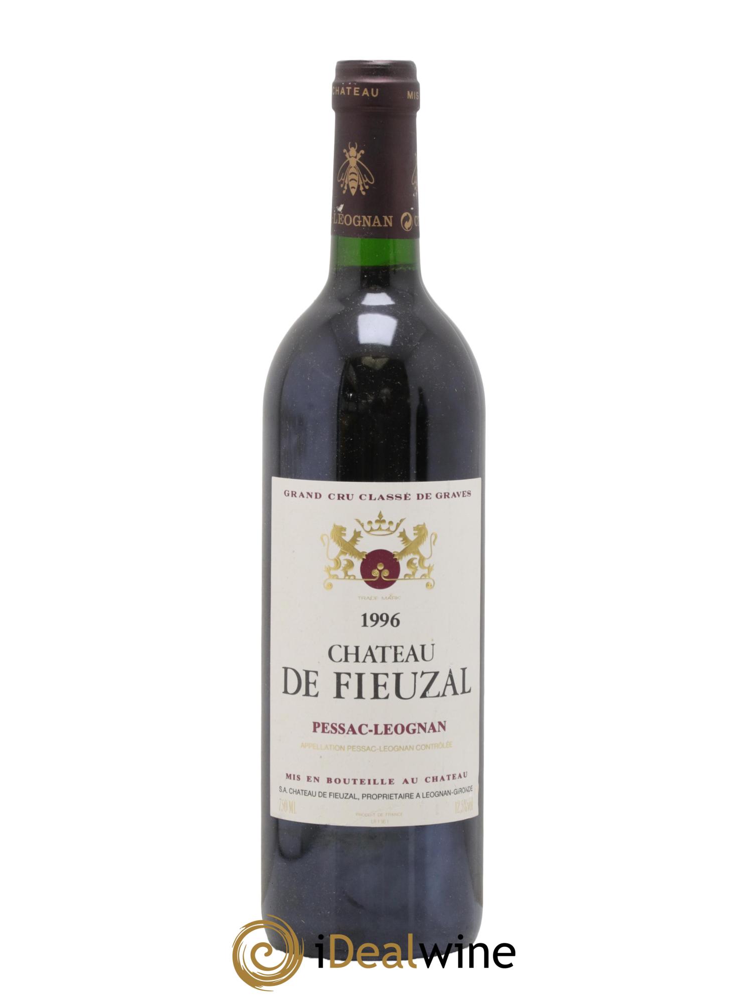 Château de Fieuzal Cru Classé de Graves 1996 - Lot de 1 bouteille - 0