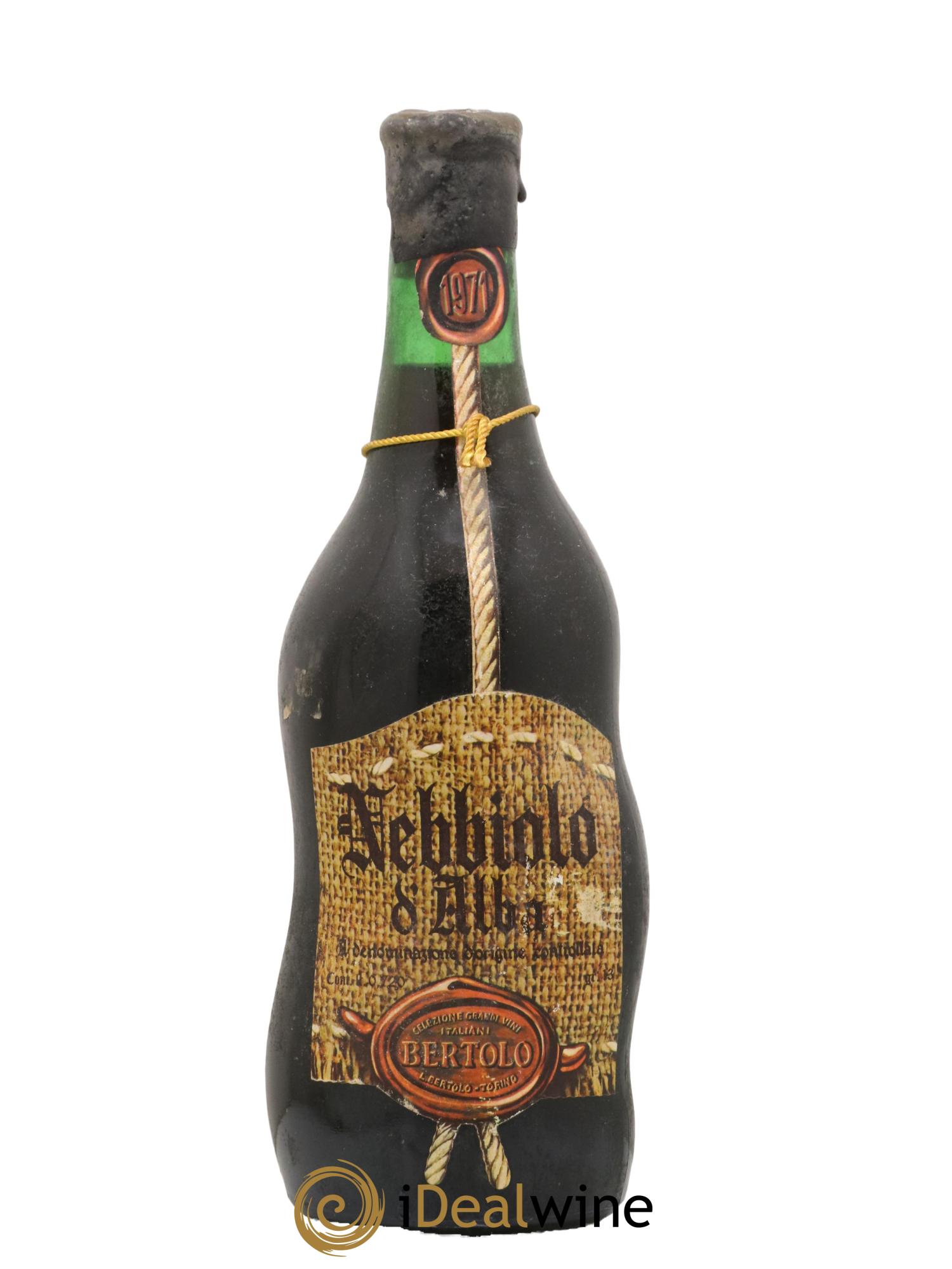 Nebbiolo d'Alba DOC Bertolo 1971 - Lotto di 1 bottiglia - 0