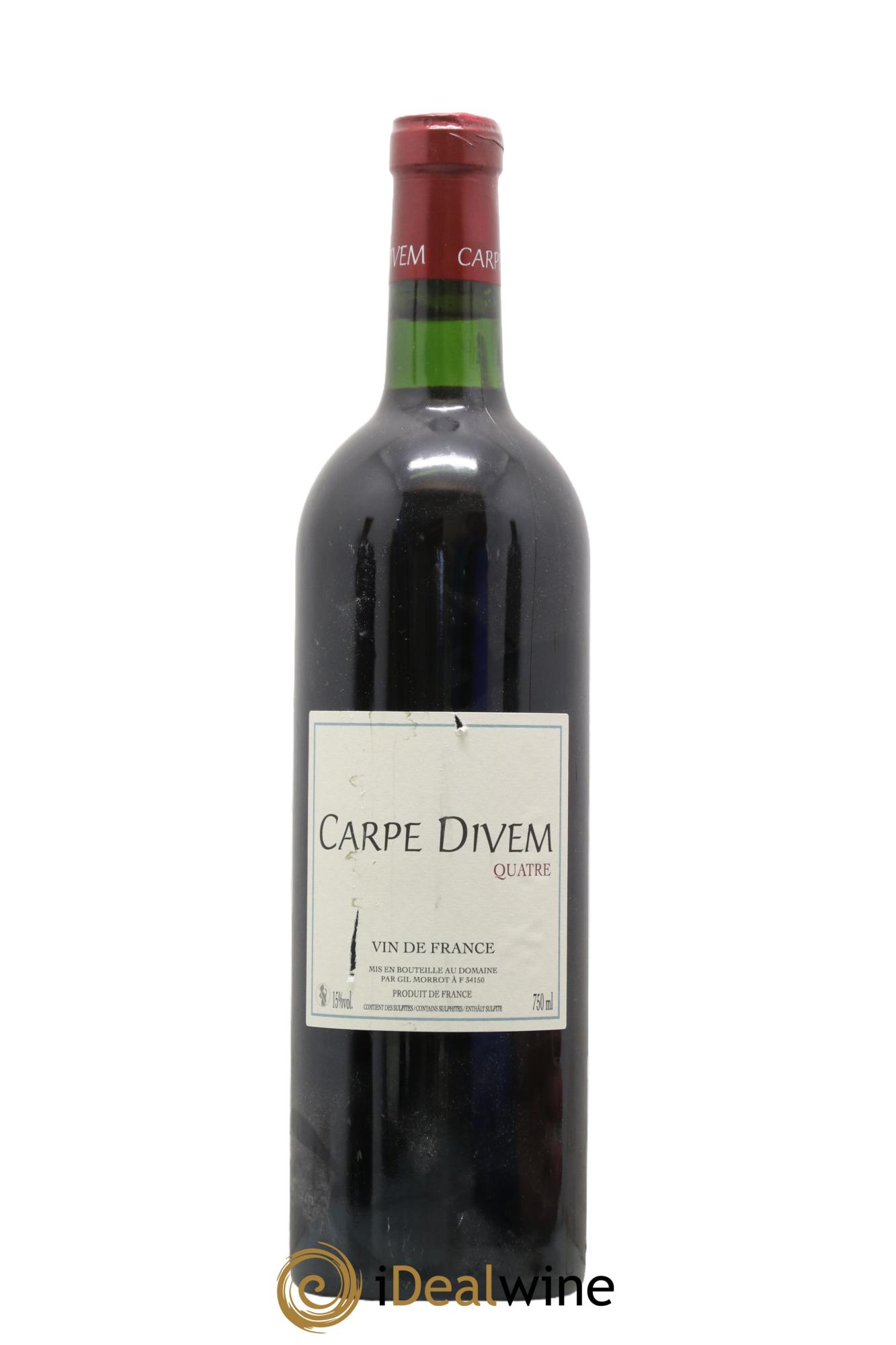 Vin de France Quatre Carpe Divem Gil Morrot - Lot de 1 bouteille - 0