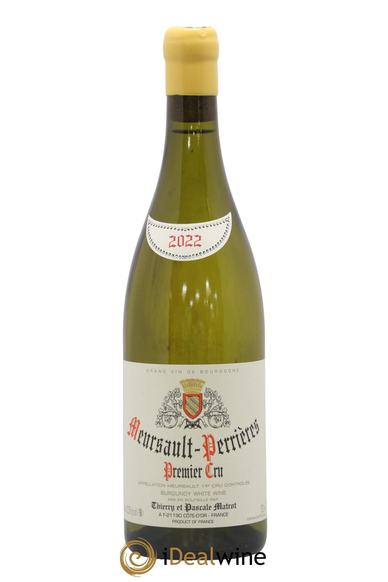 Meursault 1er Cru Perrières Matrot (Domaine) 2022 - Lot de 1 bouteille - 0