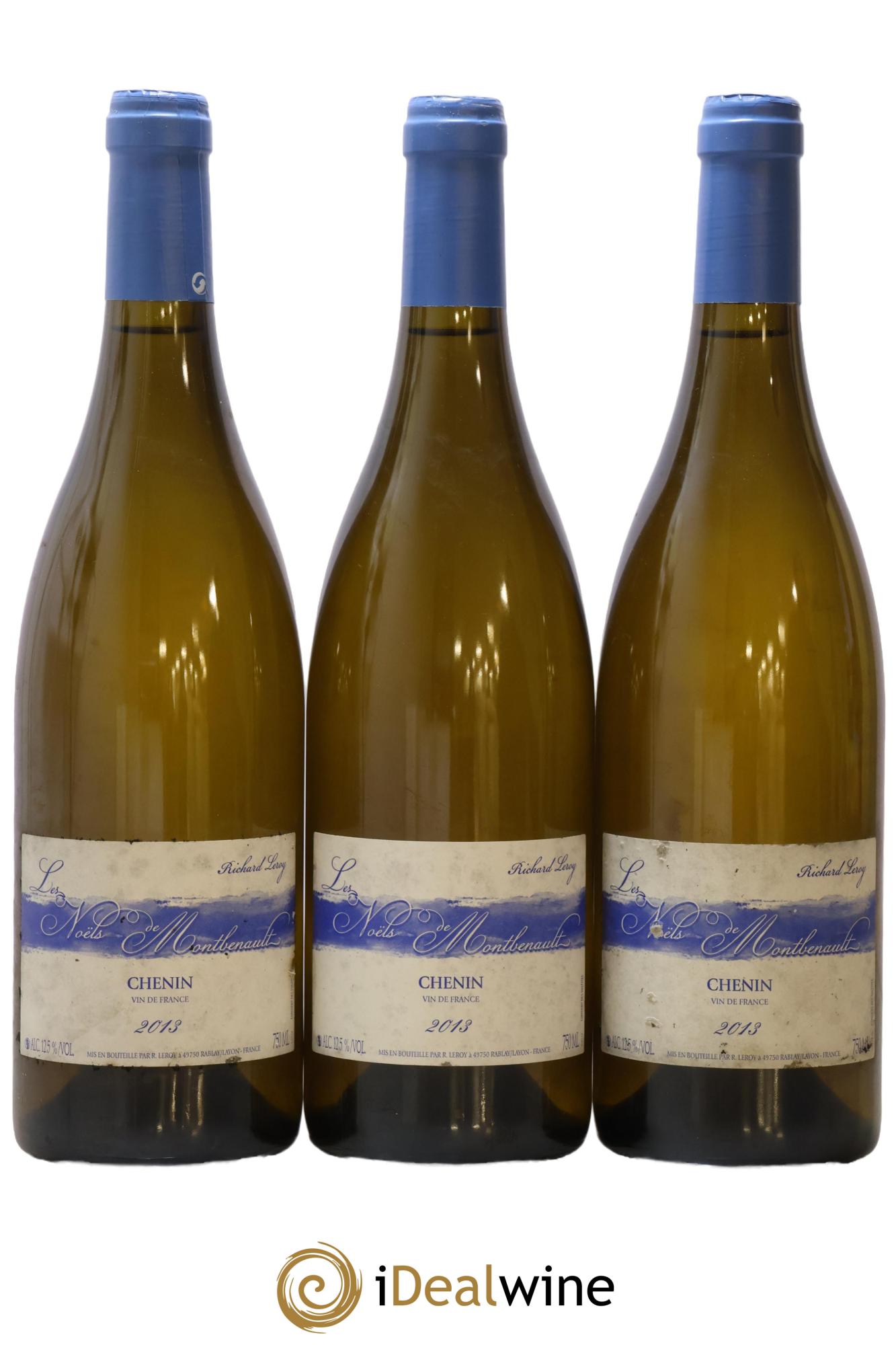 Vin de France Les Noëls de Montbenault Richard Leroy 2013 - Lot de 3 bouteilles - 0