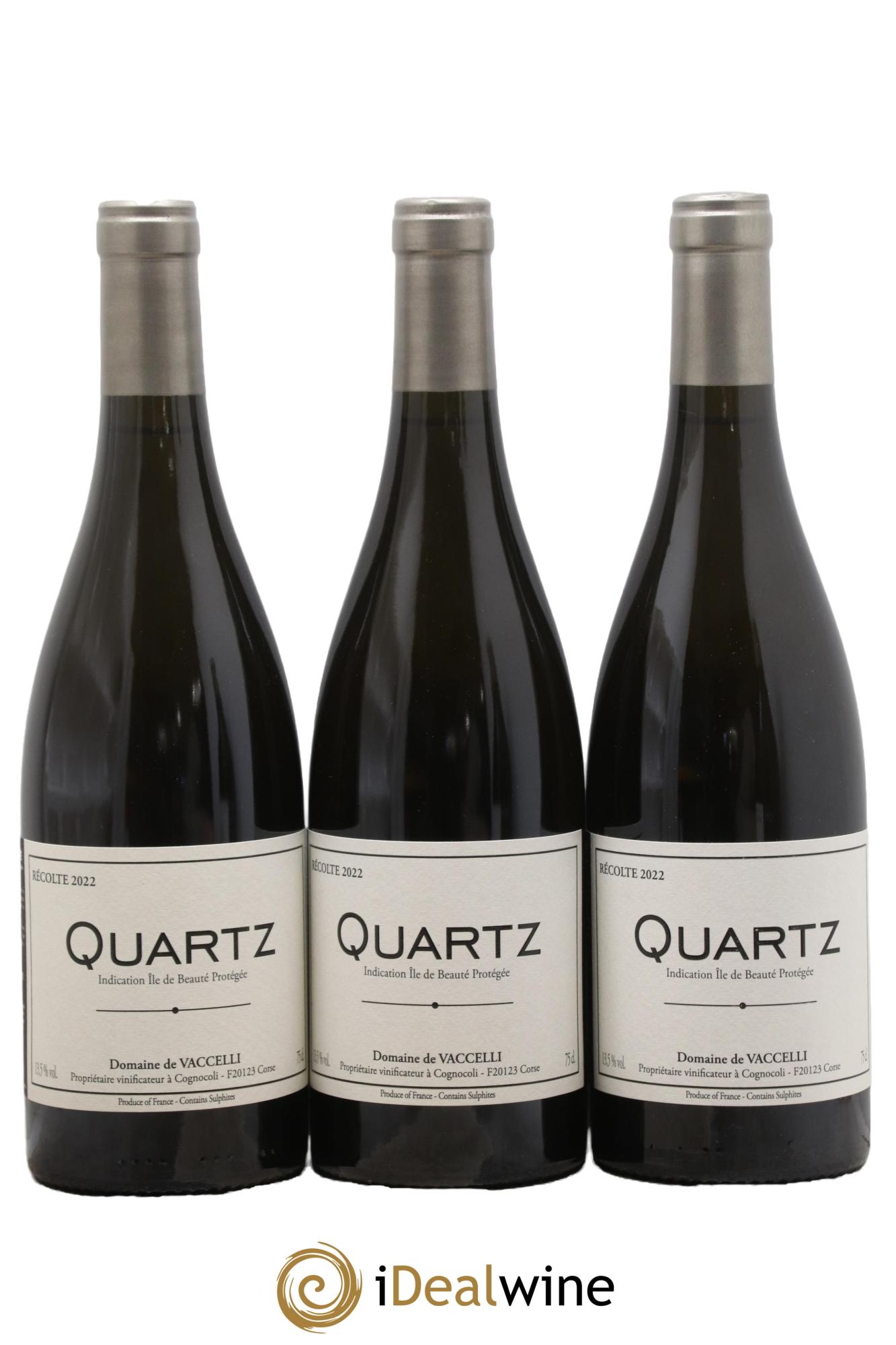 IGP Ile de Beauté Quartz Vaccelli 2022 - Posten von 3 Flaschen - 0