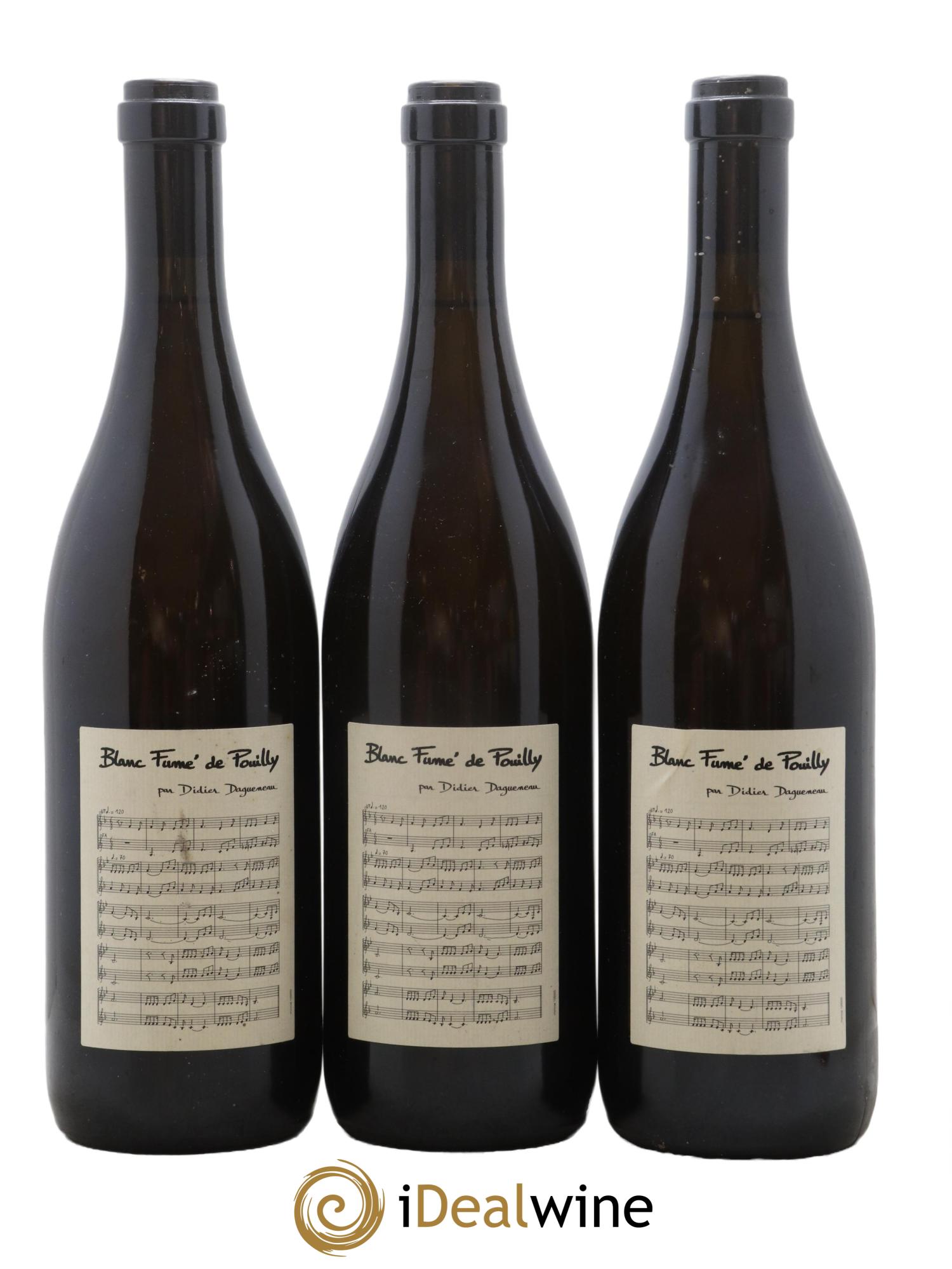 Pouilly-Fumé Blanc Fumé de Pouilly Dagueneau (Domaine Didier - Louis-Benjamin) 2007 - Lot de 3 bouteilles - 0
