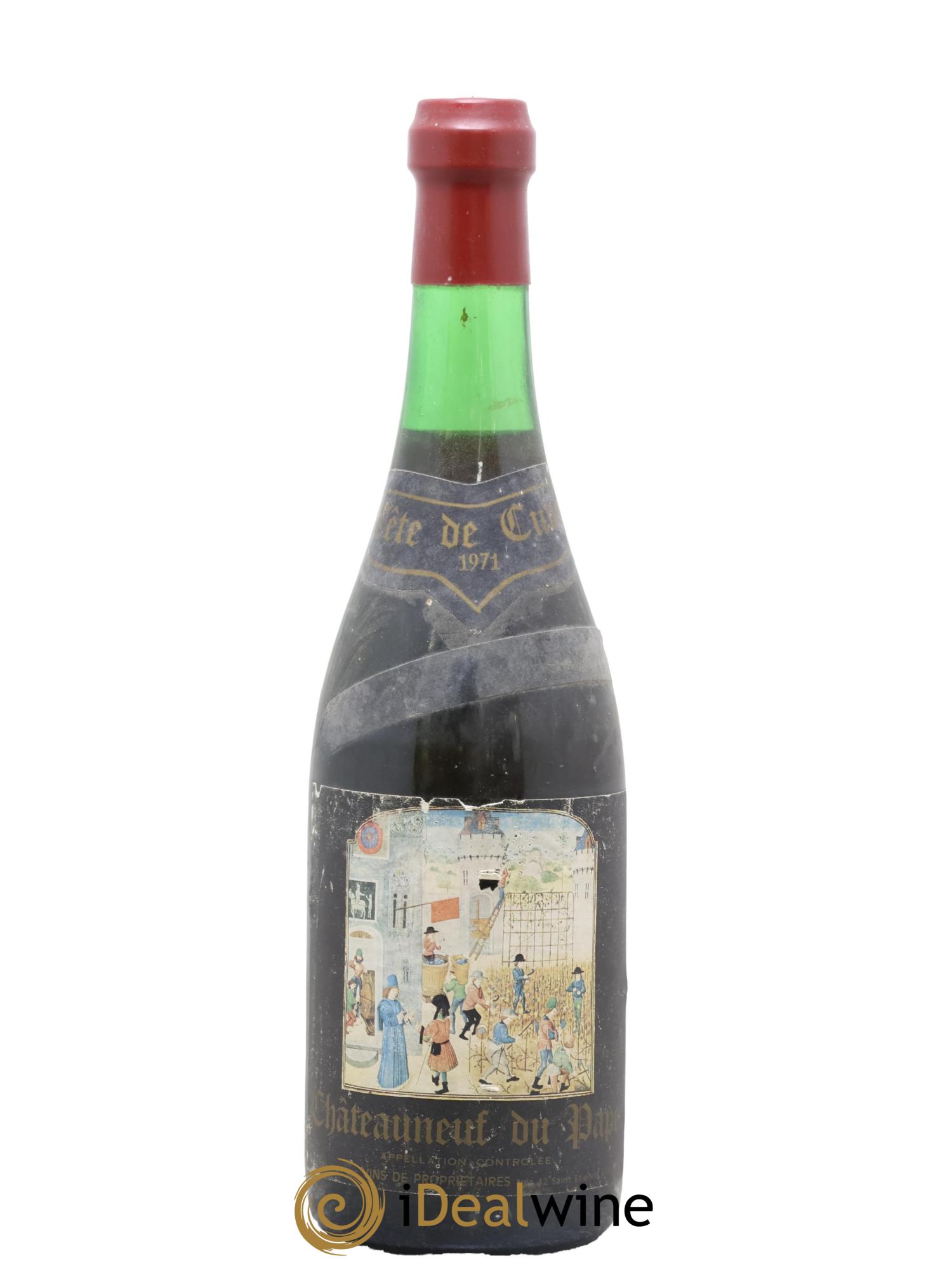 Châteauneuf-du-Pape Tête de Cuvée Vins de Propriétaires 1971 - Posten von 1 Flasche - 0