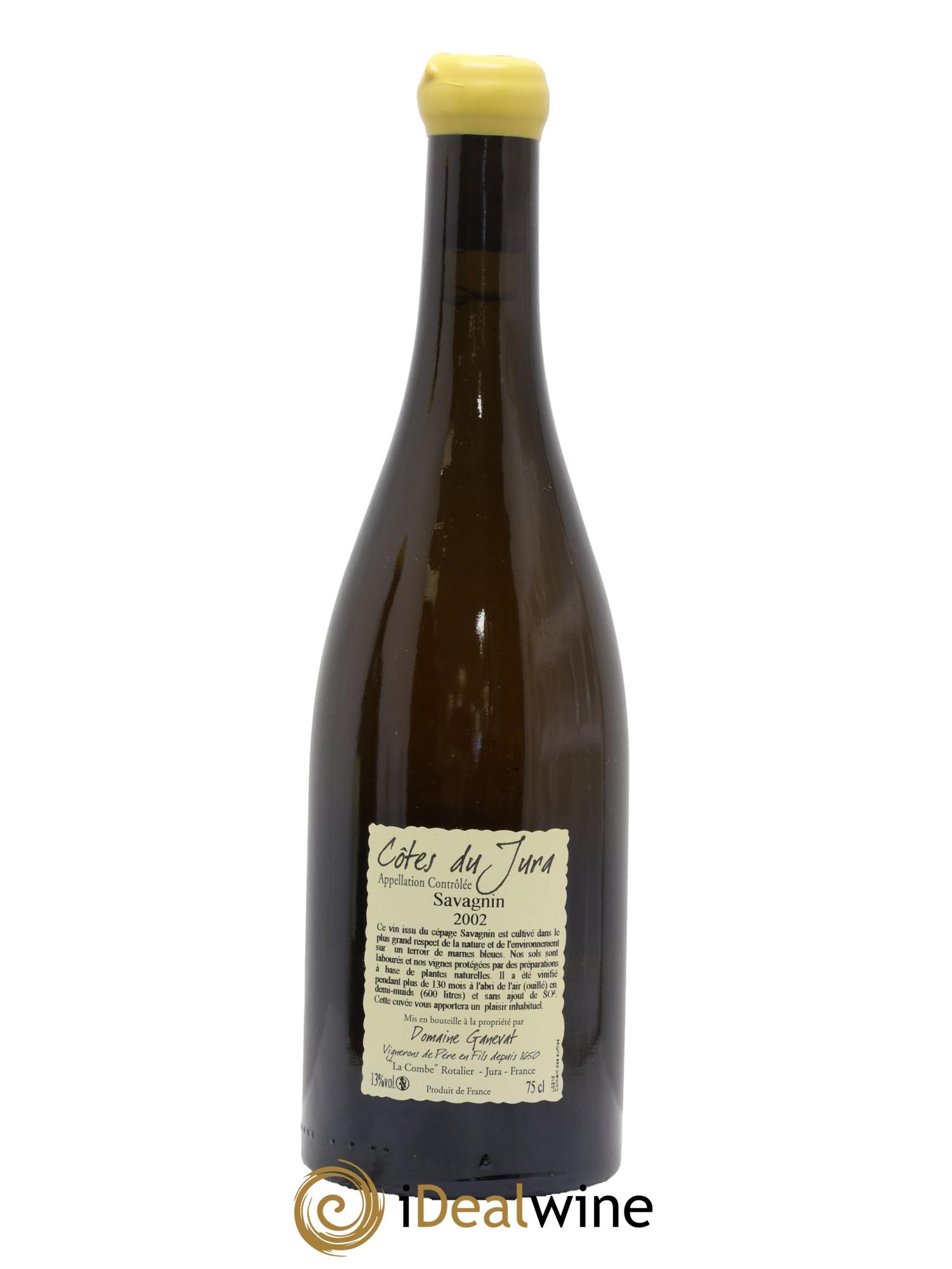 Côtes du Jura Les Vignes de mon Père Jean-François Ganevat (Domaine) 2002 - Lot de 1 bouteille - 1