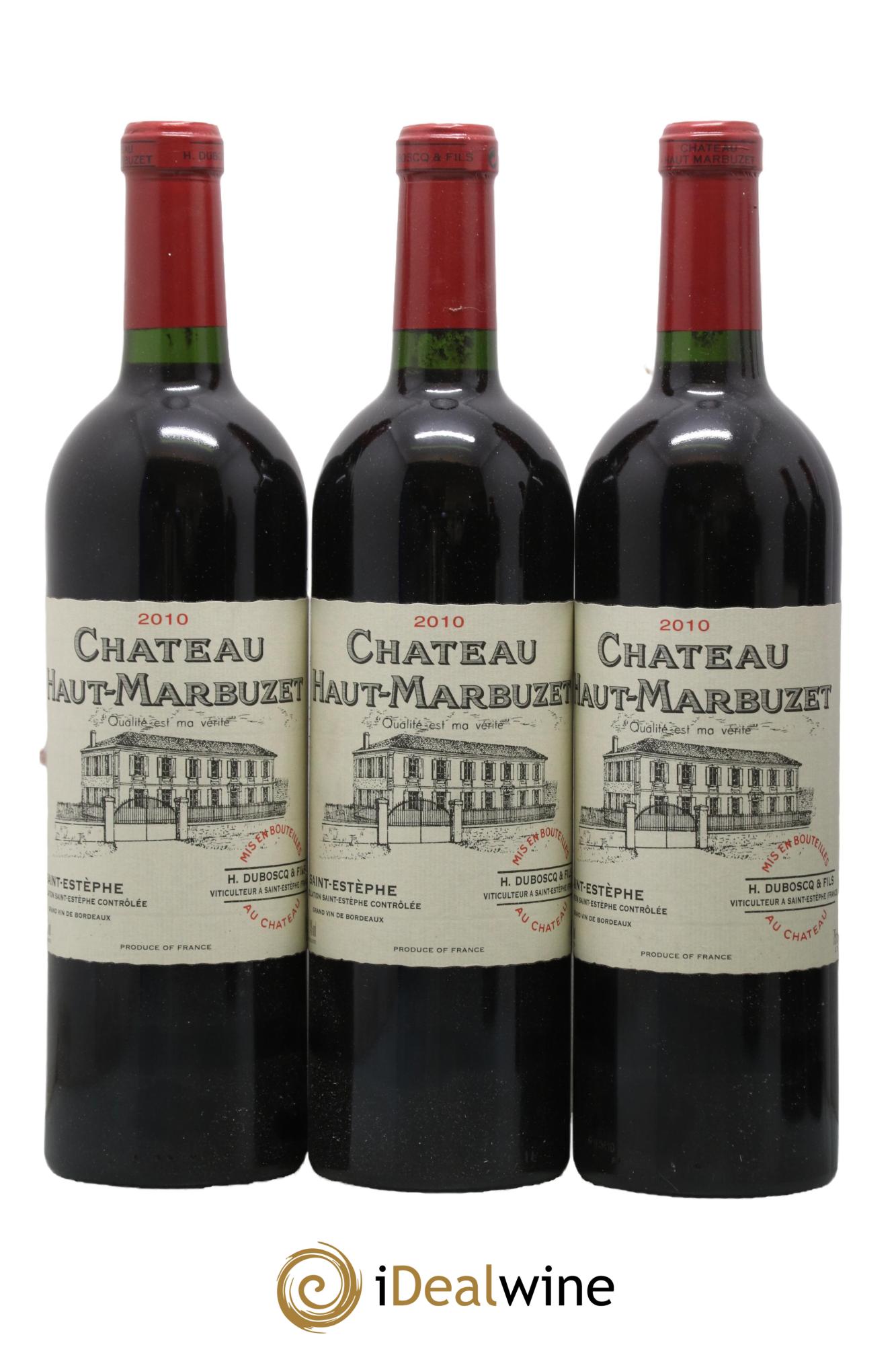 Château Haut Marbuzet 2010 - Lot de 6 bouteilles - 1