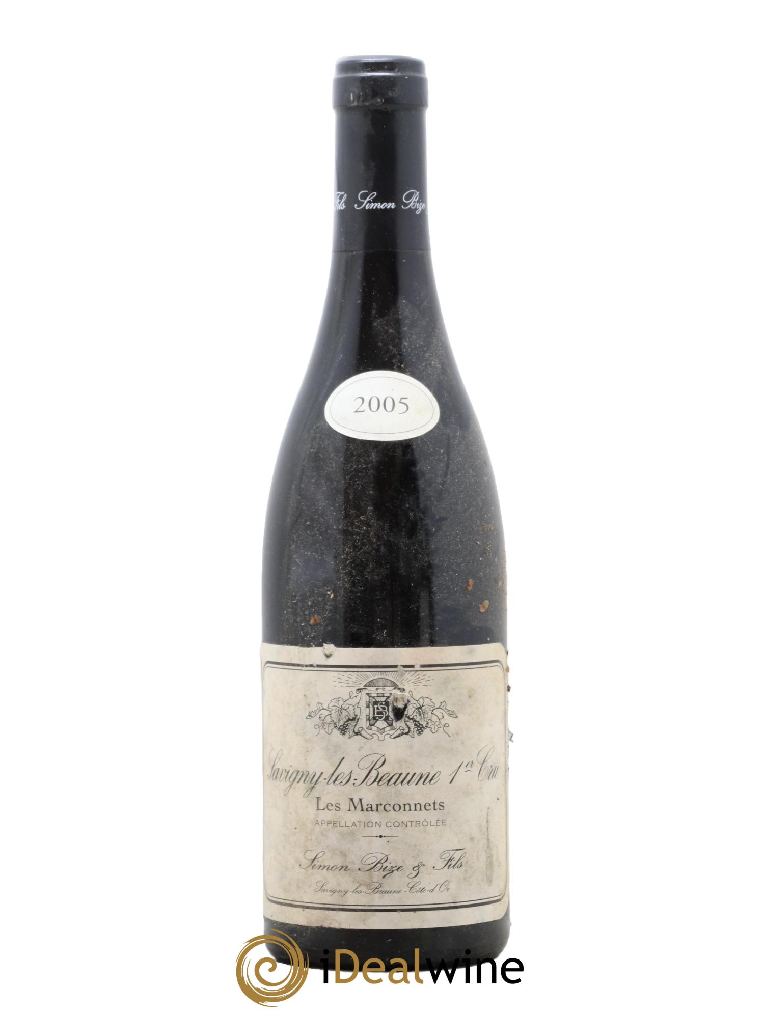 Savigny-lès-Beaune 1er Cru Les Marconnets Simon Bize & Fils 2005 - Lot de 1 bouteille - 0