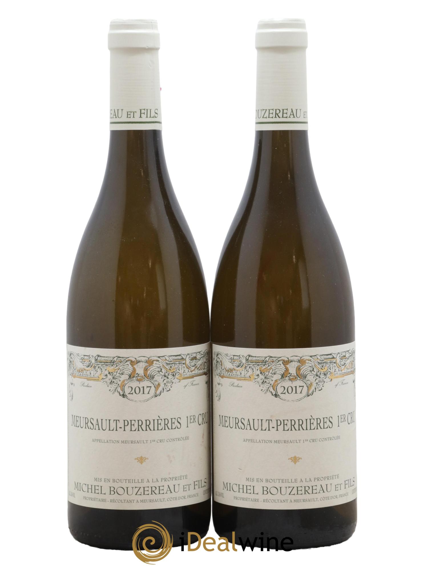 Meursault 1er Cru Perrières Michel Bouzereau et Fils (Domaine) 2017 - Lot de 2 bouteilles - 0
