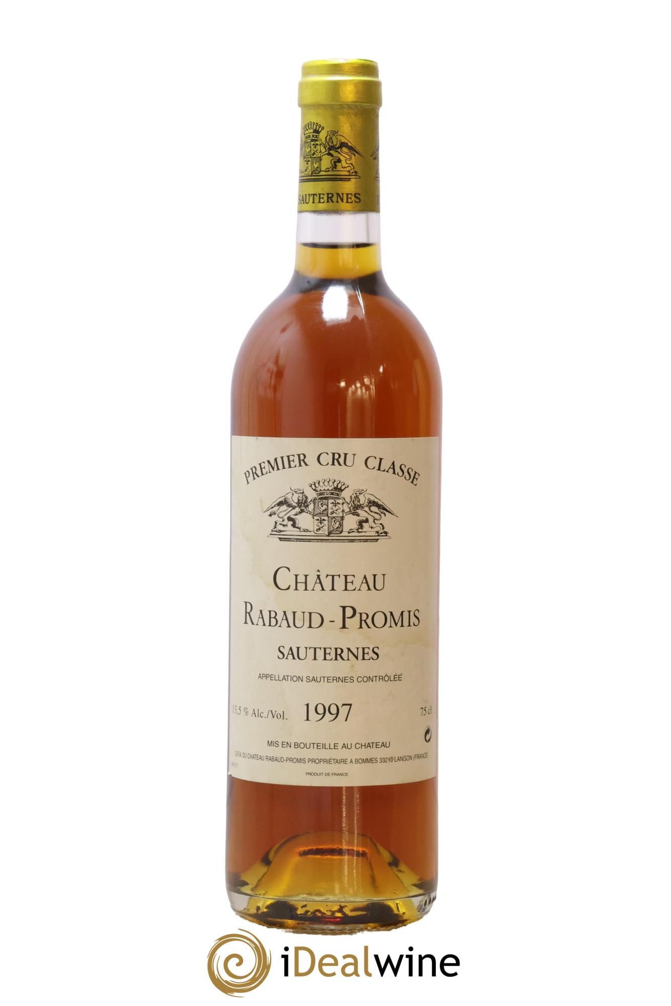 Château Rabaud Promis 1er Grand Cru Classé 1997 - Posten von 1 Flasche - 0