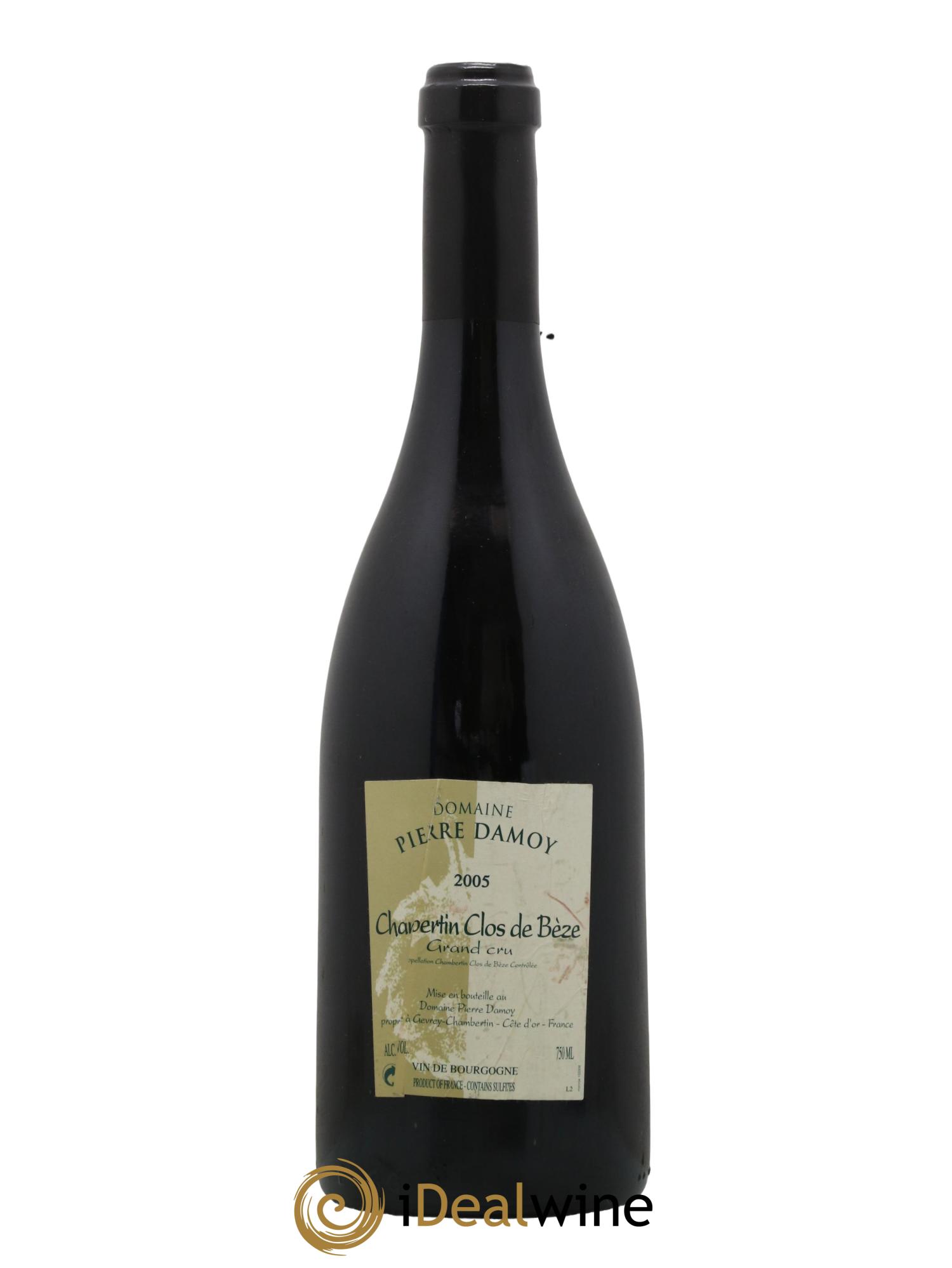 Chambertin Clos de Bèze Grand Cru Pierre Damoy 2005 - Lot de 1 bouteille - 0