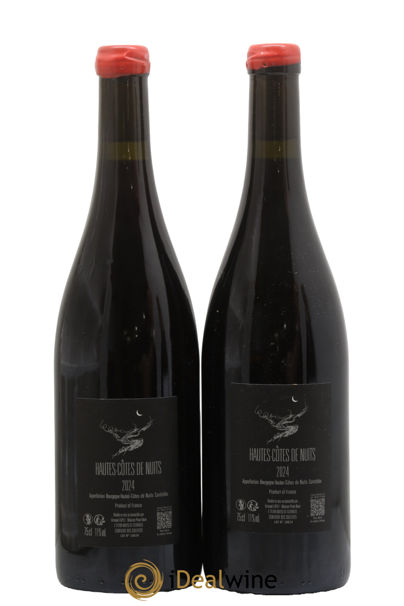 Hautes-Côtes de Nuits Chevrey Arnaud Lopez 2024 - Lot de 2 bouteilles - 1