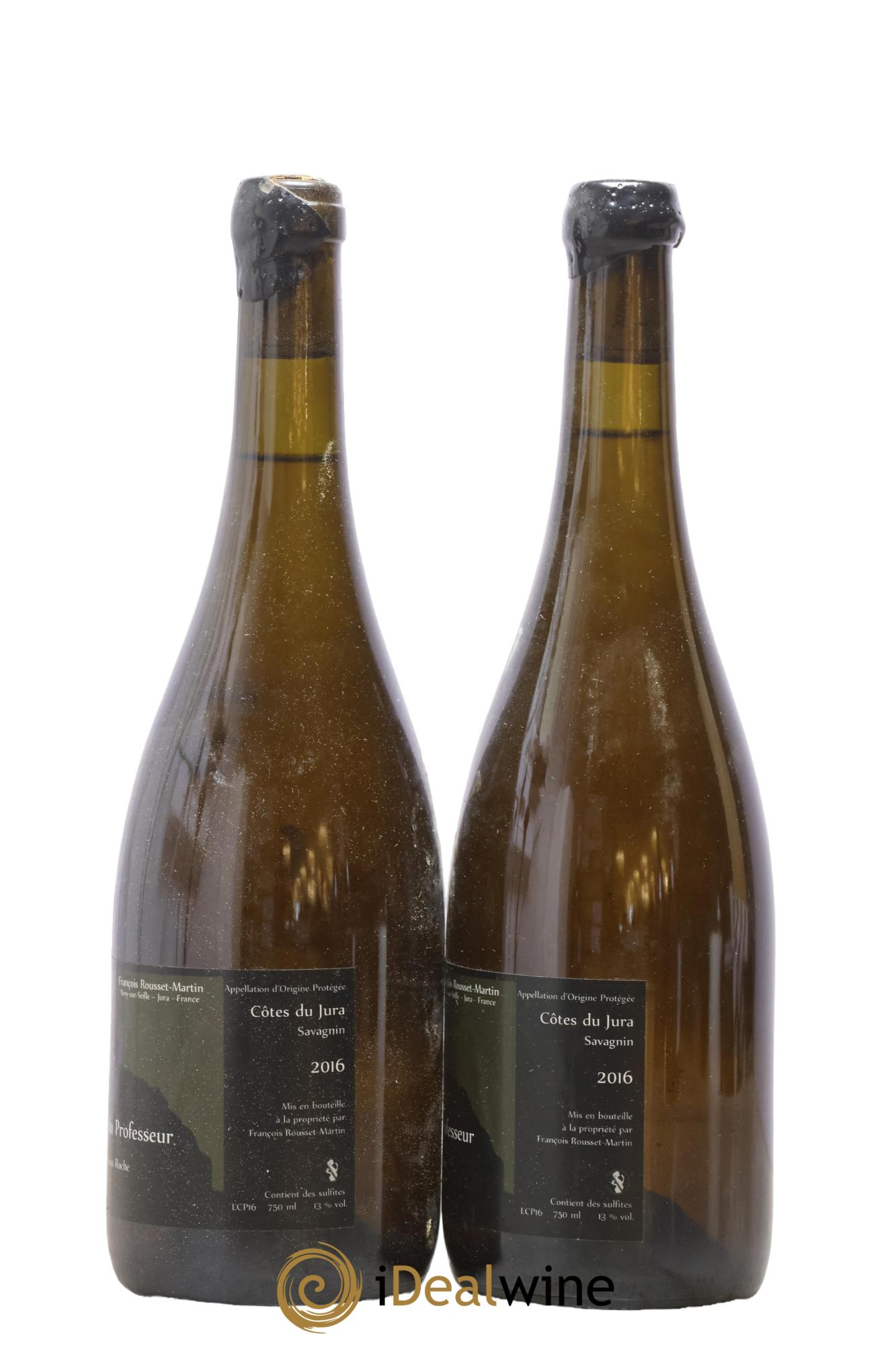 Côtes du Jura Savagnin Cuvée du Professeur François Rousset Martin 2016 - Posten von 2 Flaschen - 1