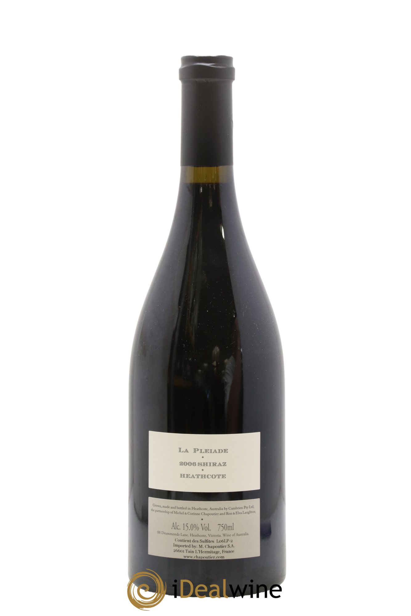 Australie Cambrien La Pleiade Chapoutier 2006 - Lot of 1 bottle - 1