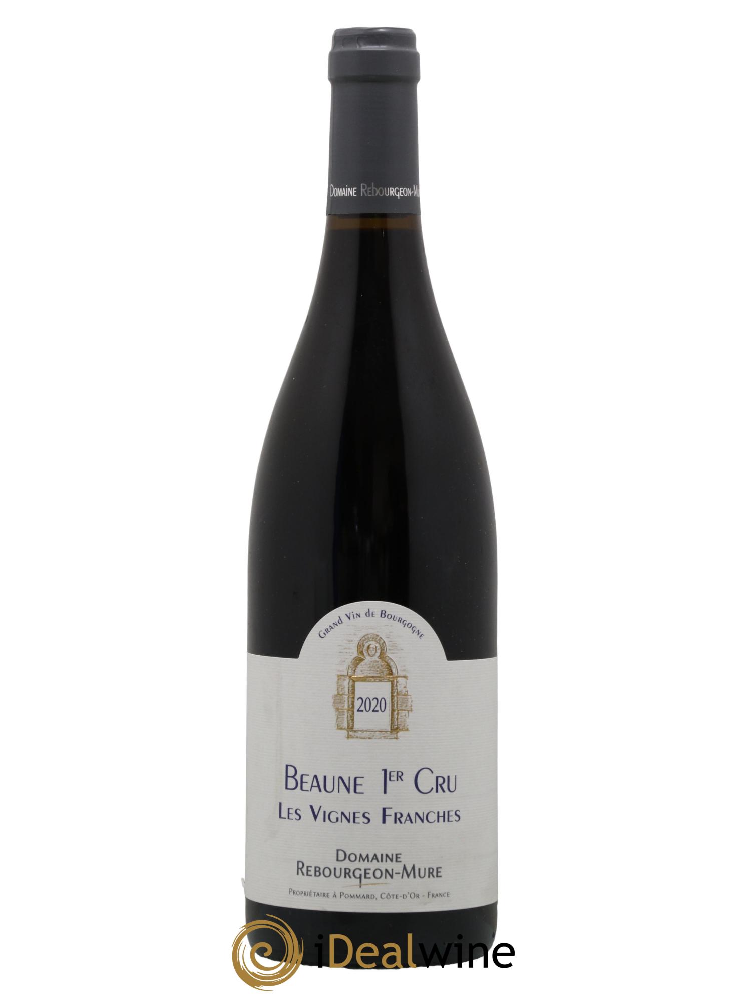 Beaune 1er Cru Les Vignes Franches Domaine Rebourgeon Mure 2020 - Lot de 1 bouteille - 0