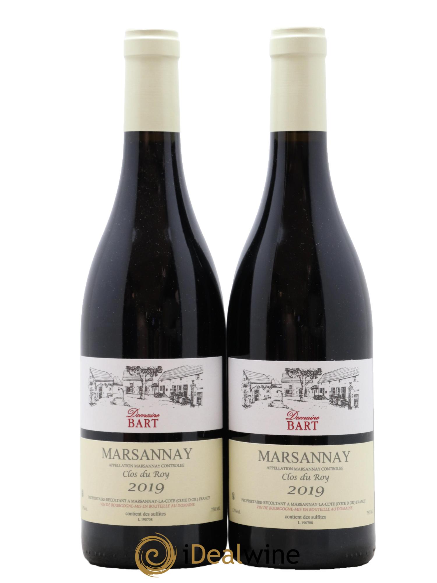 Marsannay Clos du Roy Domaine Bart 2019 - Lot de 2 bouteilles - 0