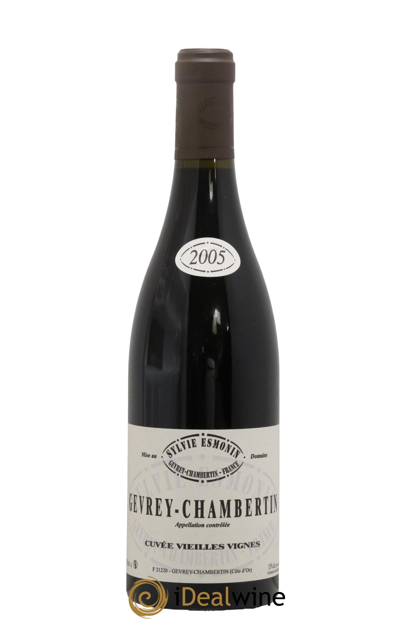 Gevrey-Chambertin Vieilles Vignes Sylvie Esmonin 2005 - Lot de 1 bouteille - 0