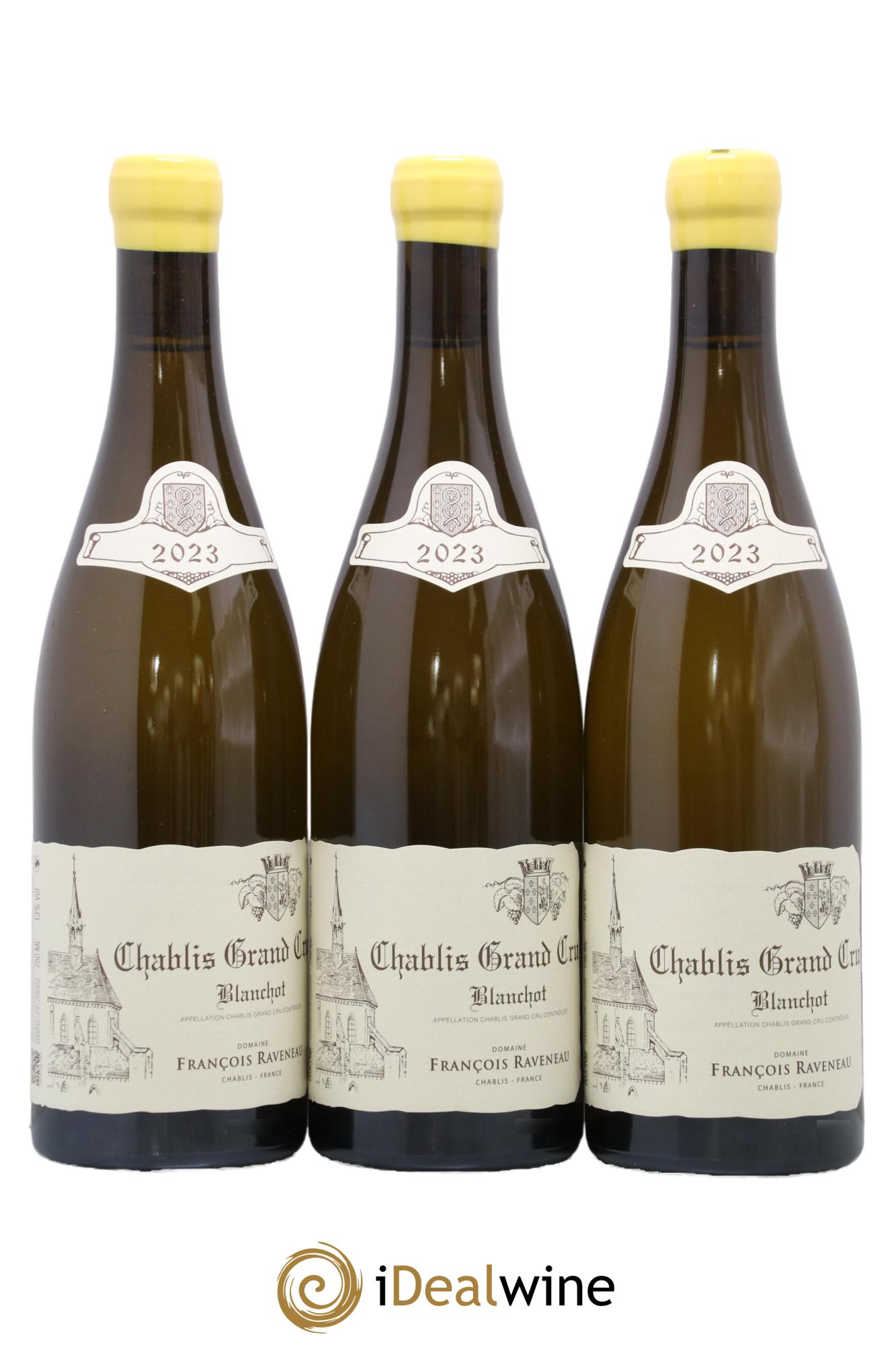 Chablis Grand Cru Blanchot Raveneau (Domaine) 2023 - Posten von 3 Flaschen - 0