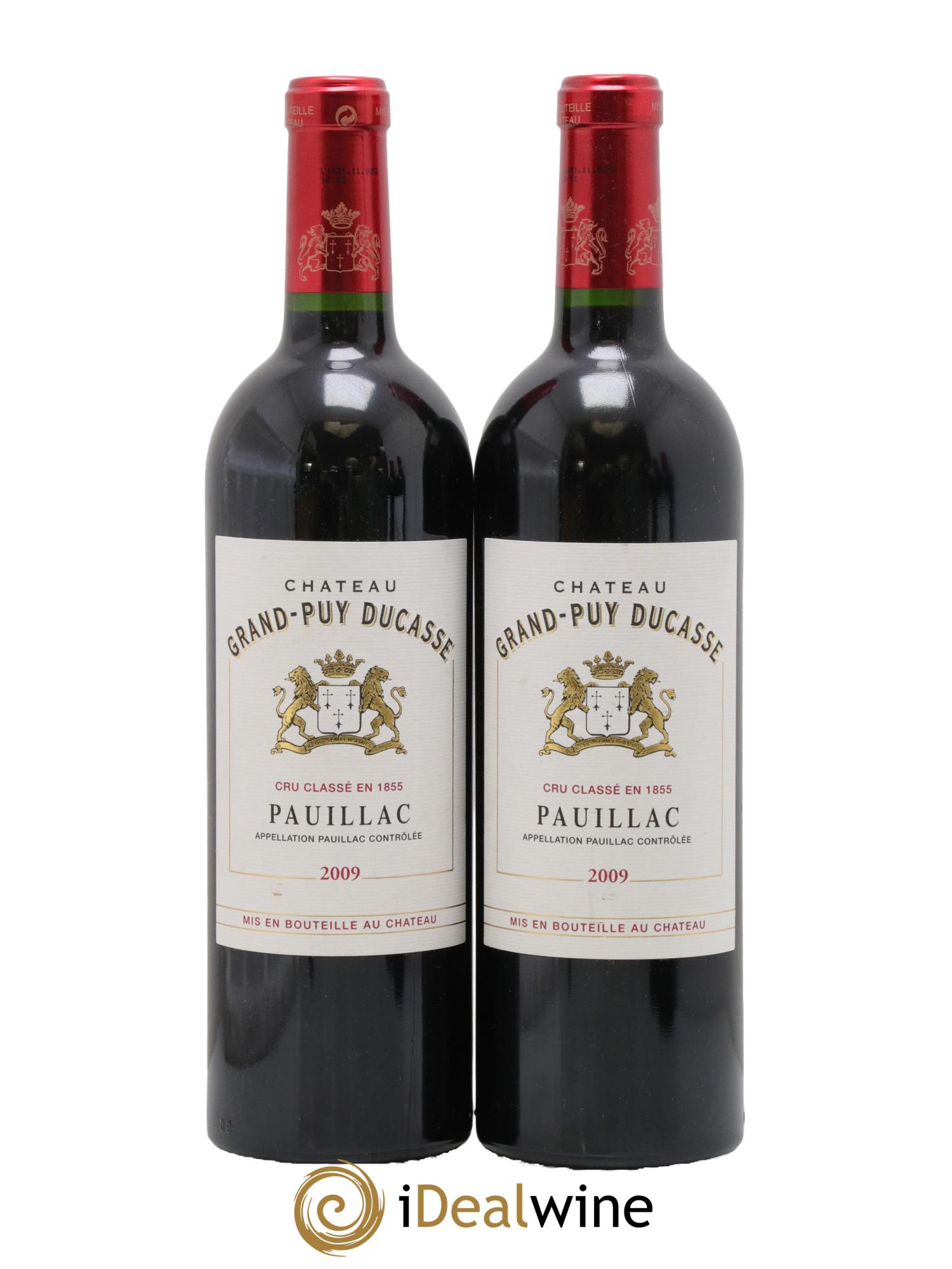 Château Grand Puy Ducasse 5ème Grand Cru Classé 2009 - Lot de 2 bouteilles - 0