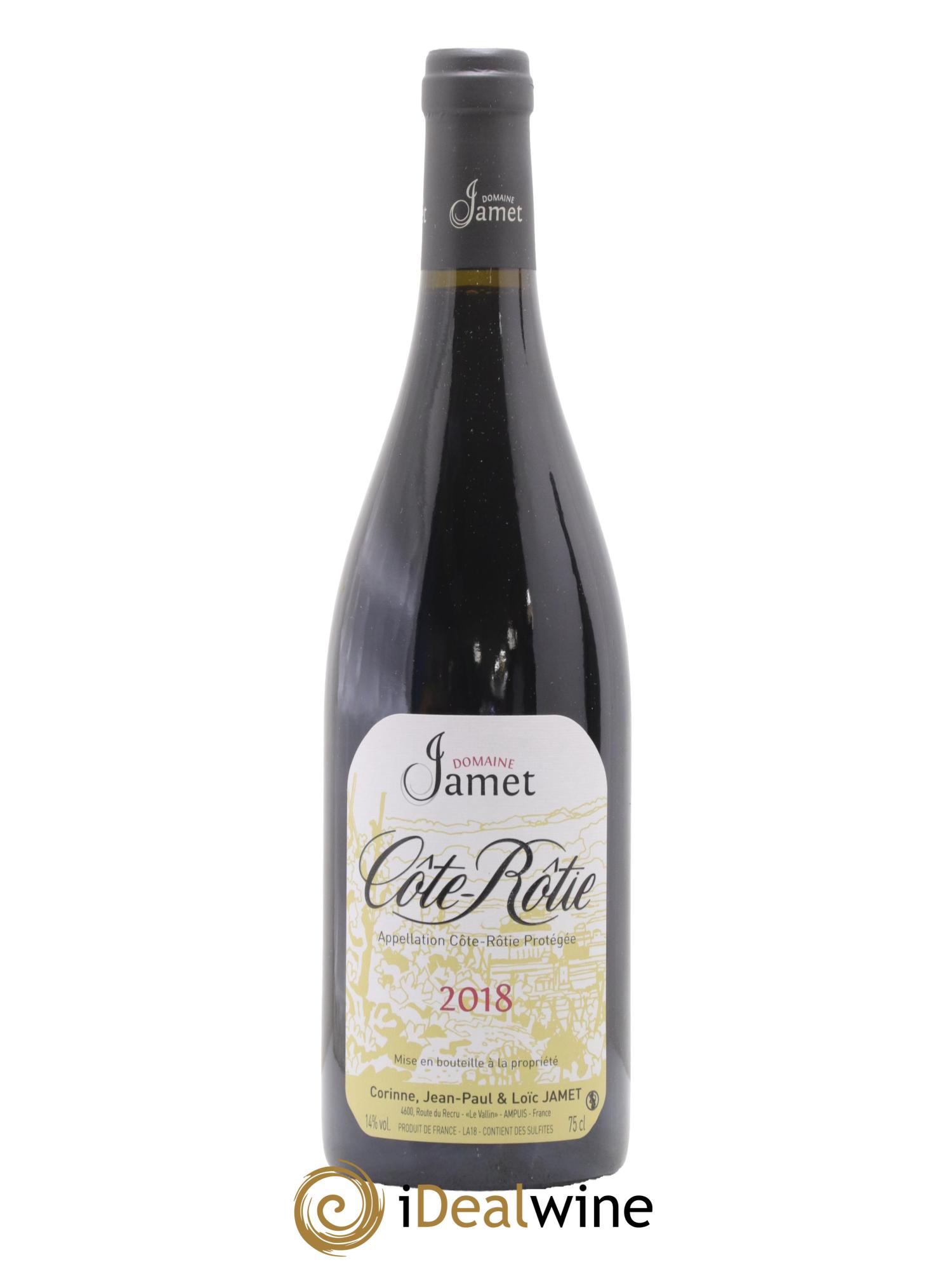 Côte-Rôtie Jamet (Domaine) 2018 - Lot de 1 bouteille - 0