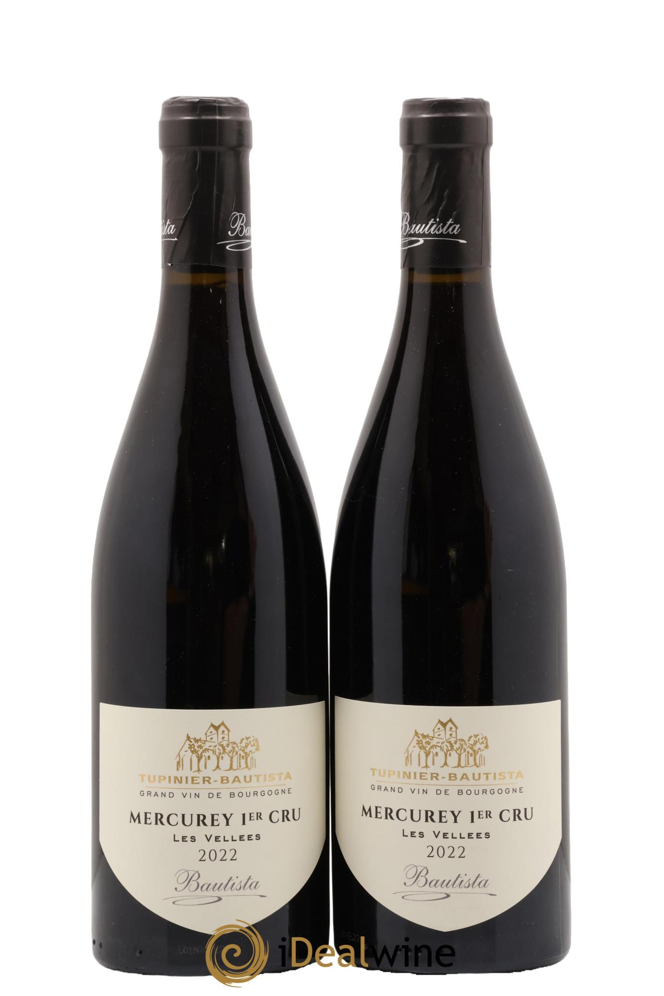 Mercurey 1er Cru Les Vellees Tupinier Bautista 2022 - Posten von 2 Flaschen - 0