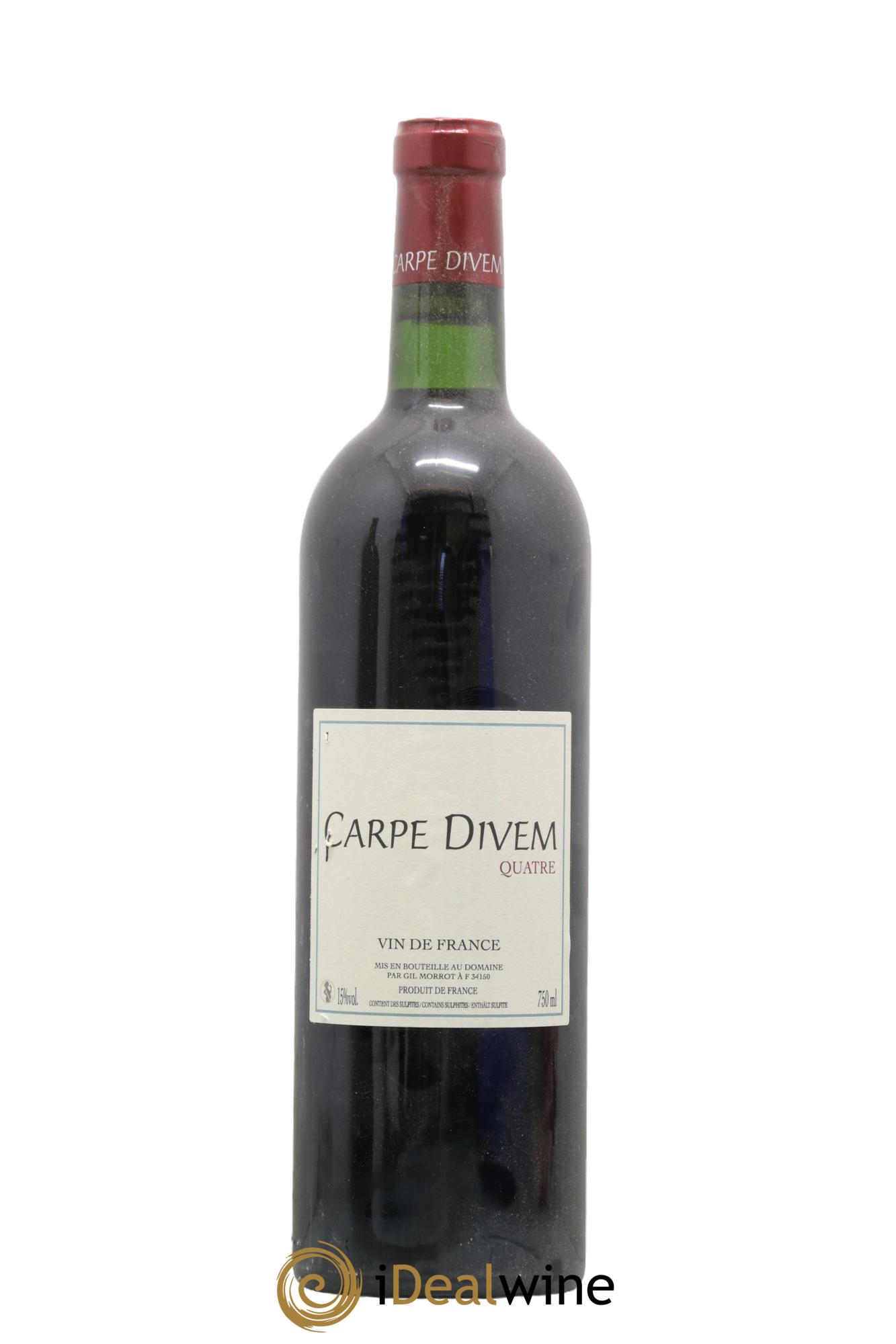 Vin de France Quatre Carpe Divem Gil Morrot - Lot de 1 bouteille - 0
