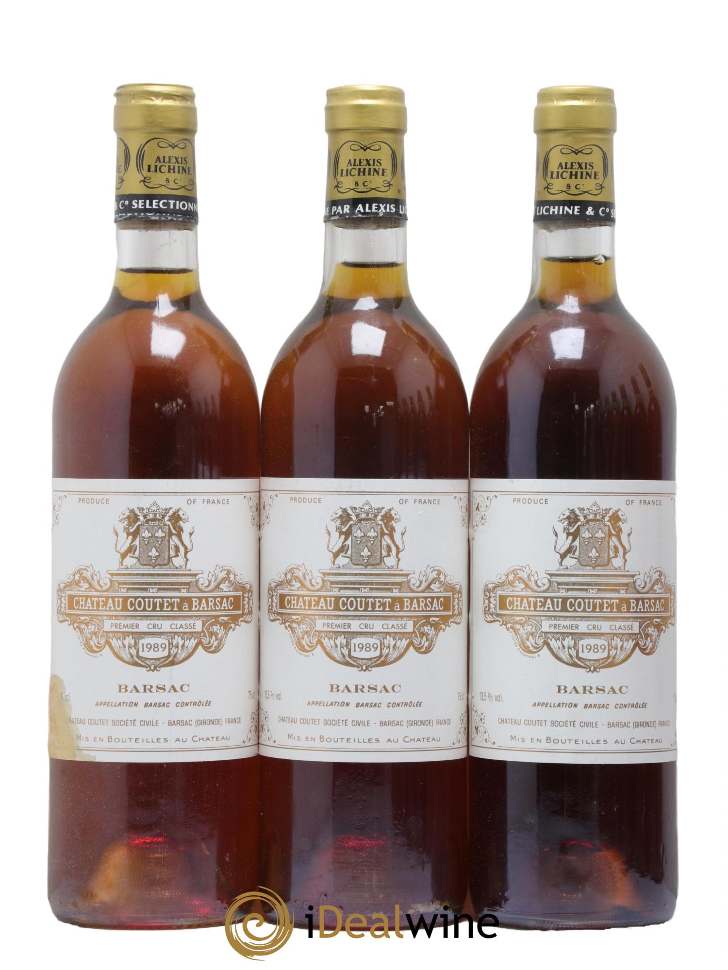 Château Coutet 1er Grand Cru Classé  1989 - Lotto di 12 bottiglie - 2