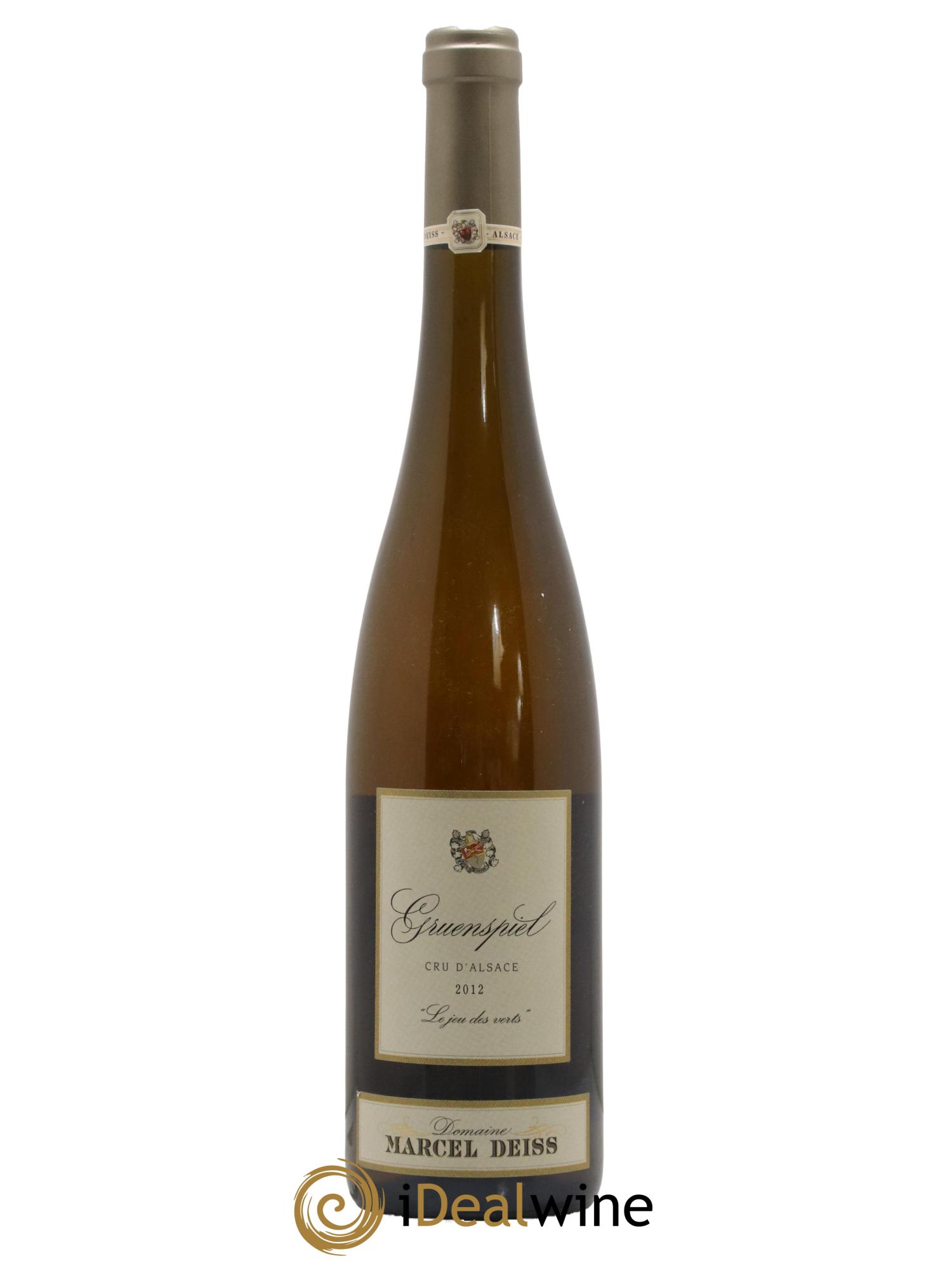 Alsace Gruenspiel Marcel Deiss (Domaine) 2012 - Lot de 1 bouteille - 0