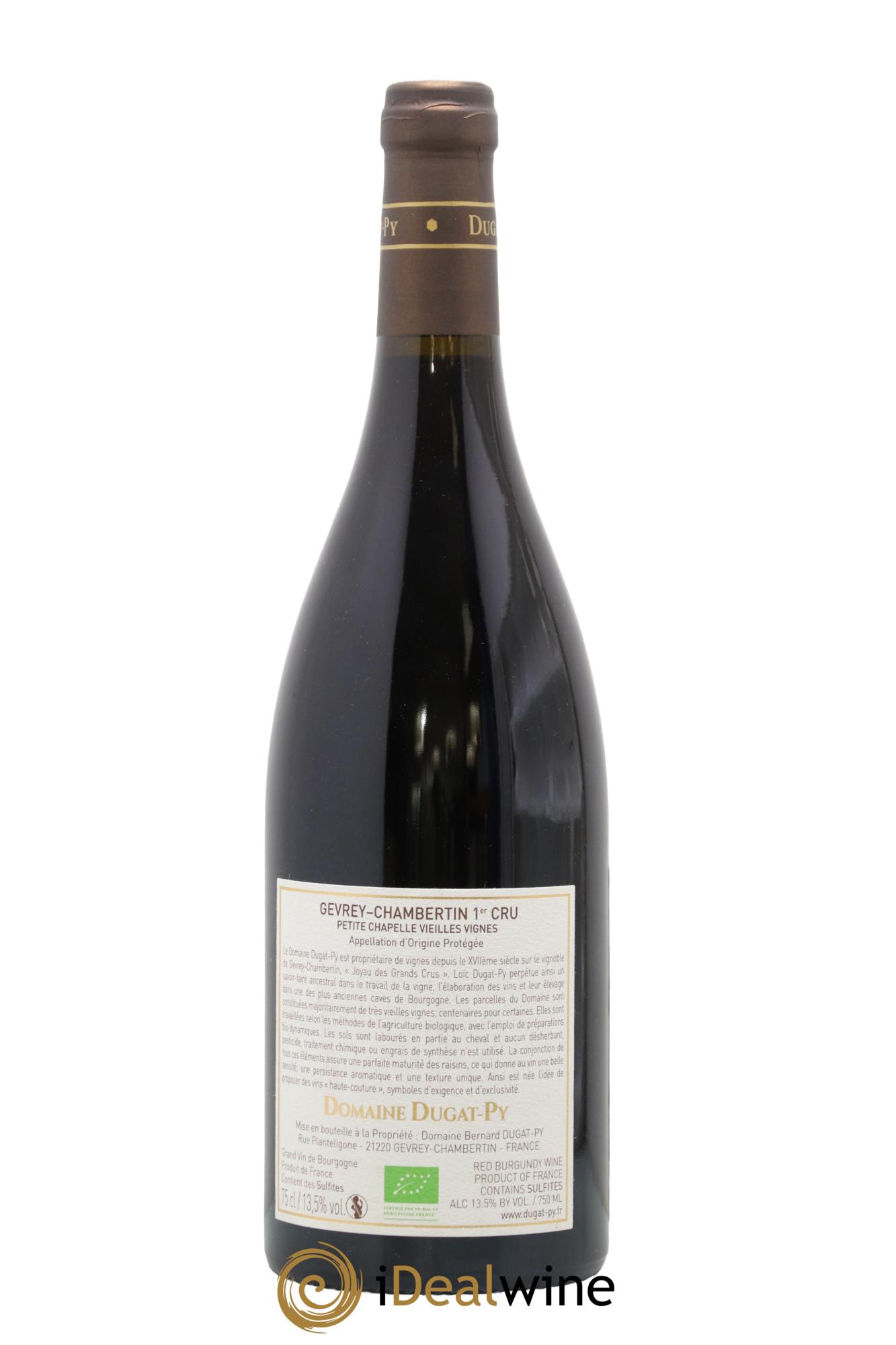 Gevrey-Chambertin 1er Cru Petite Chapelle Vieilles Vignes Dugat-Py 2021 - Posten von 1 Flasche - 1