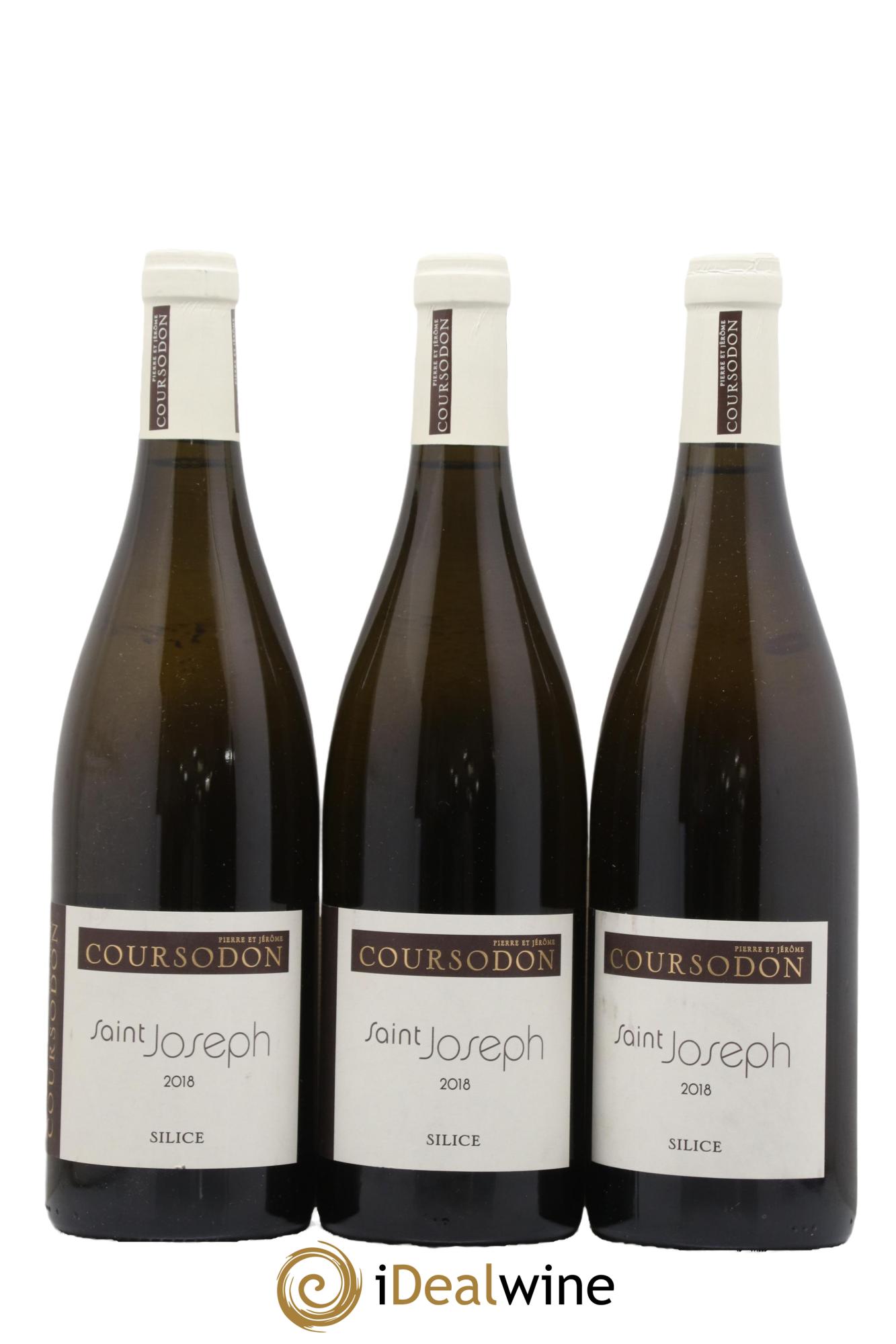 Saint-Joseph Silice Pierre et Jérôme Coursodon 2018 - Lot de 3 bouteilles - 0