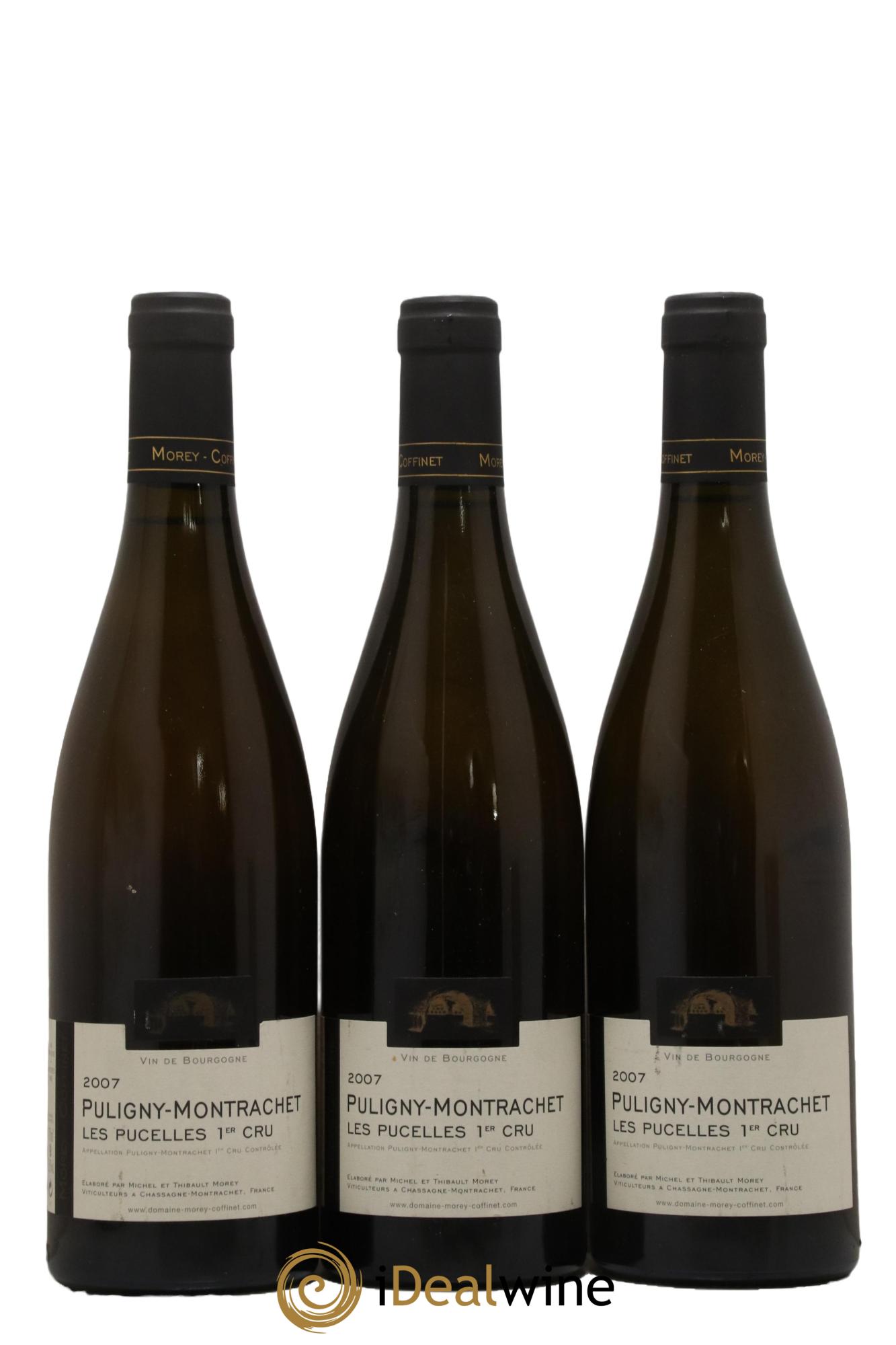 Puligny-Montrachet 1er Cru Les Pucelles Morey-Coffinet (Domaine) 2007 - Lot de 3 bouteilles - 0