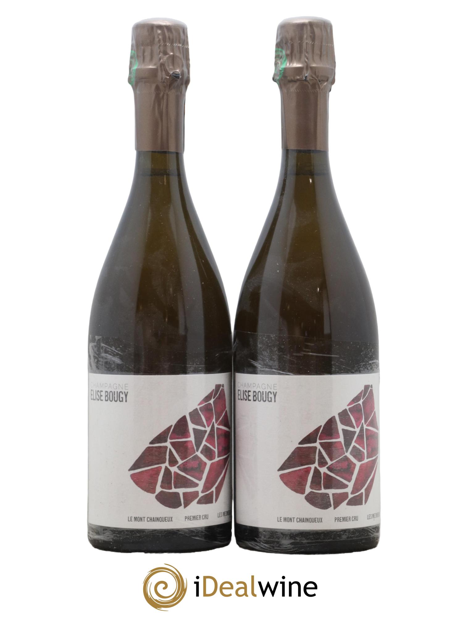 Les Mesneux Le Mont Chainqueux Elise Bougy Brut Nature Blanc de Noirs 1er Cru Le Mont Chainqueux Les Mesneux Elise Bougy - Lot de 2 bouteilles - 0
