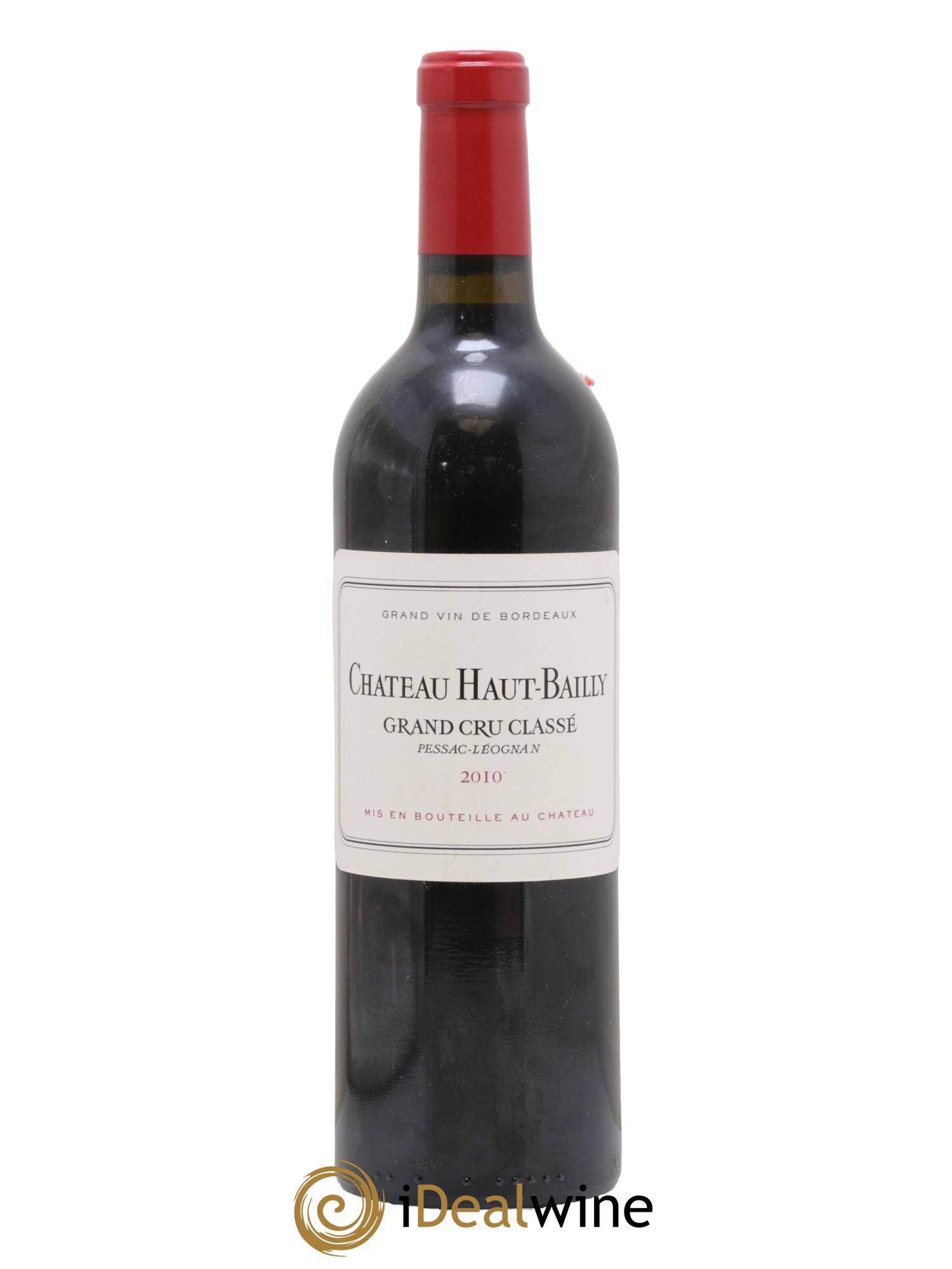 Château Haut-Bailly Cru Classé de Graves 2010 - Lot de 1 bouteille - 0