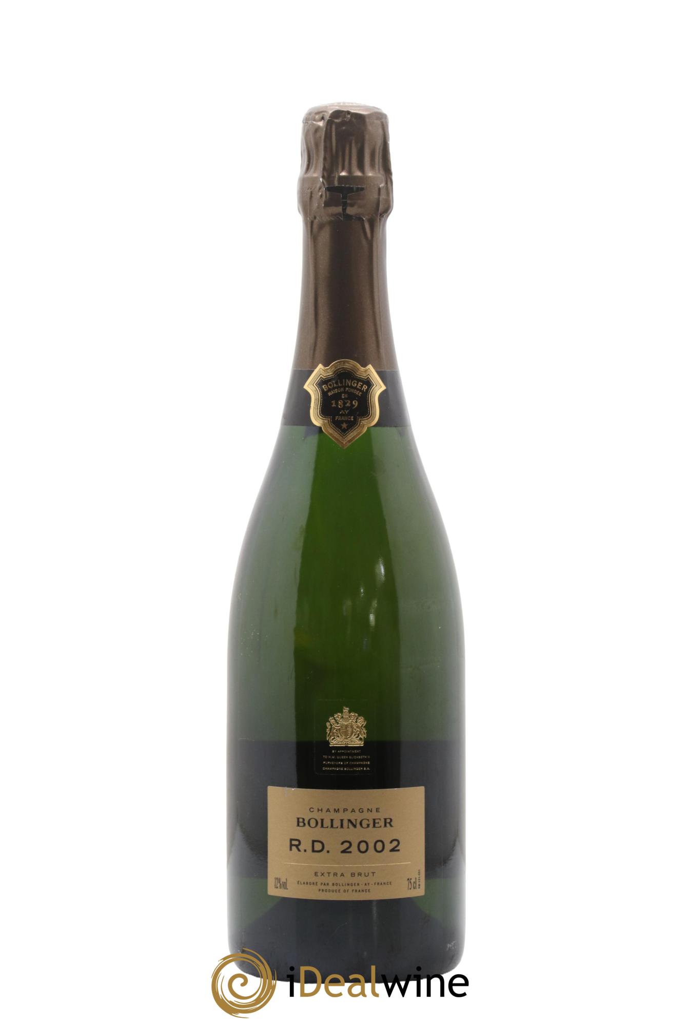 R.D. Extra-Brut Bollinger 2002 - Lot of 1 bottle - 1