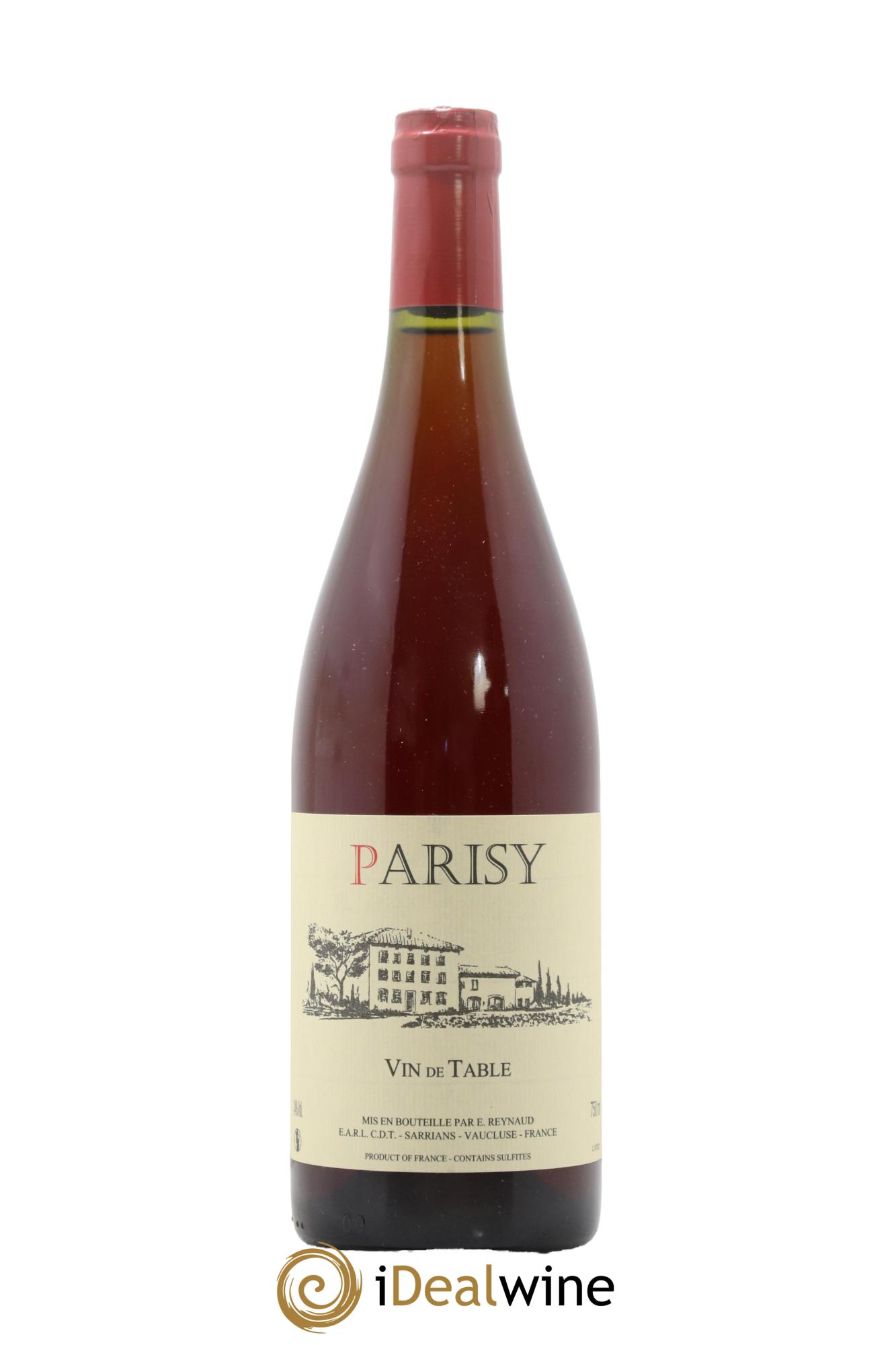 Vin de Table Parisy Emmanuel Reynaud - Lot de 1 bouteille - 0