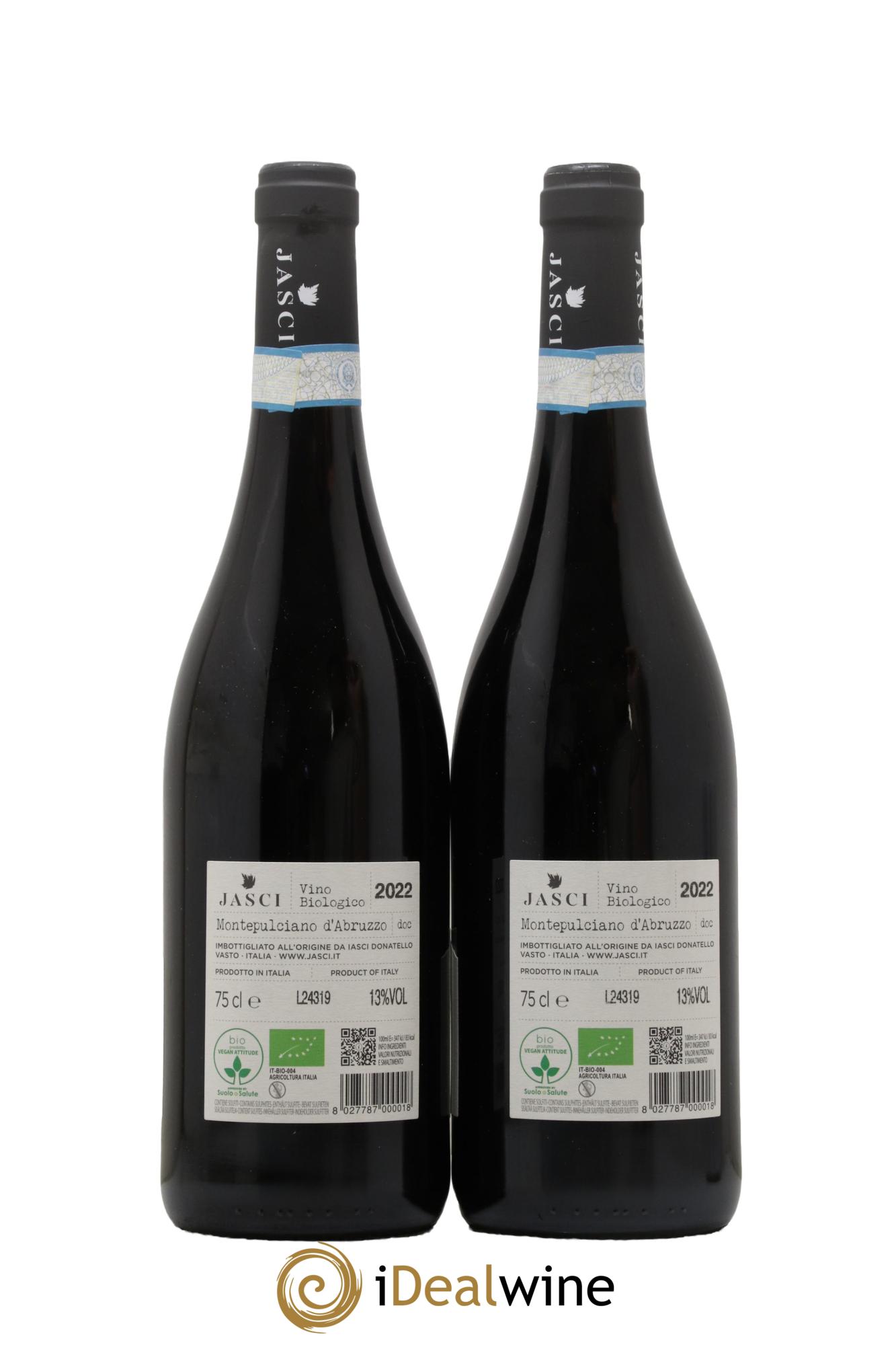 Montepulciano d'Abruzzo Jasci 2023 - Lot of 2 bottles - 1
